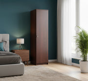 Brown Single - Door Compact Wardrobe - Vitrine Furniture - Furniture
