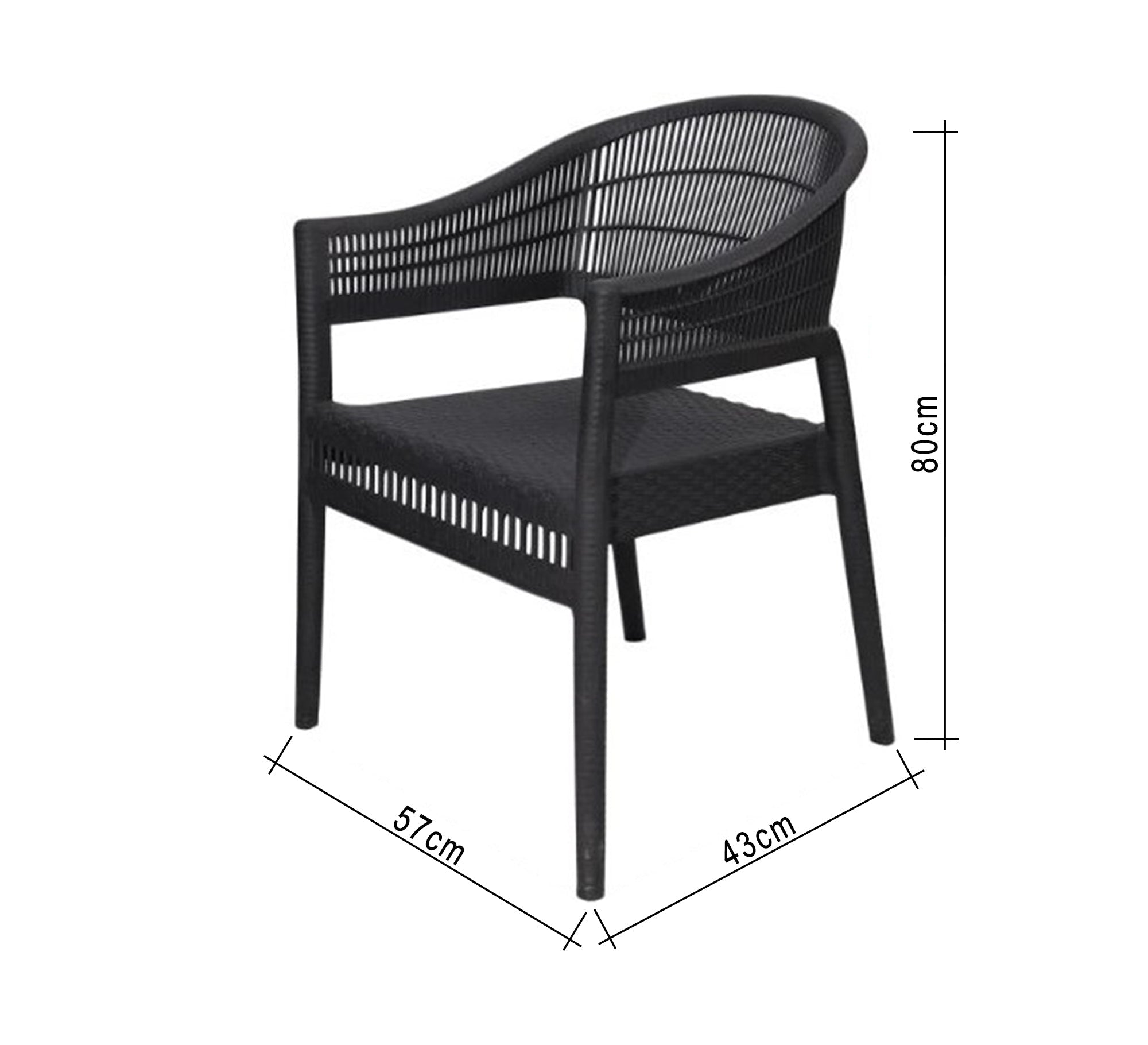 Brown, square, elegant, durable, outdoor patio set - Vitrine Furniture - Outdoor Products