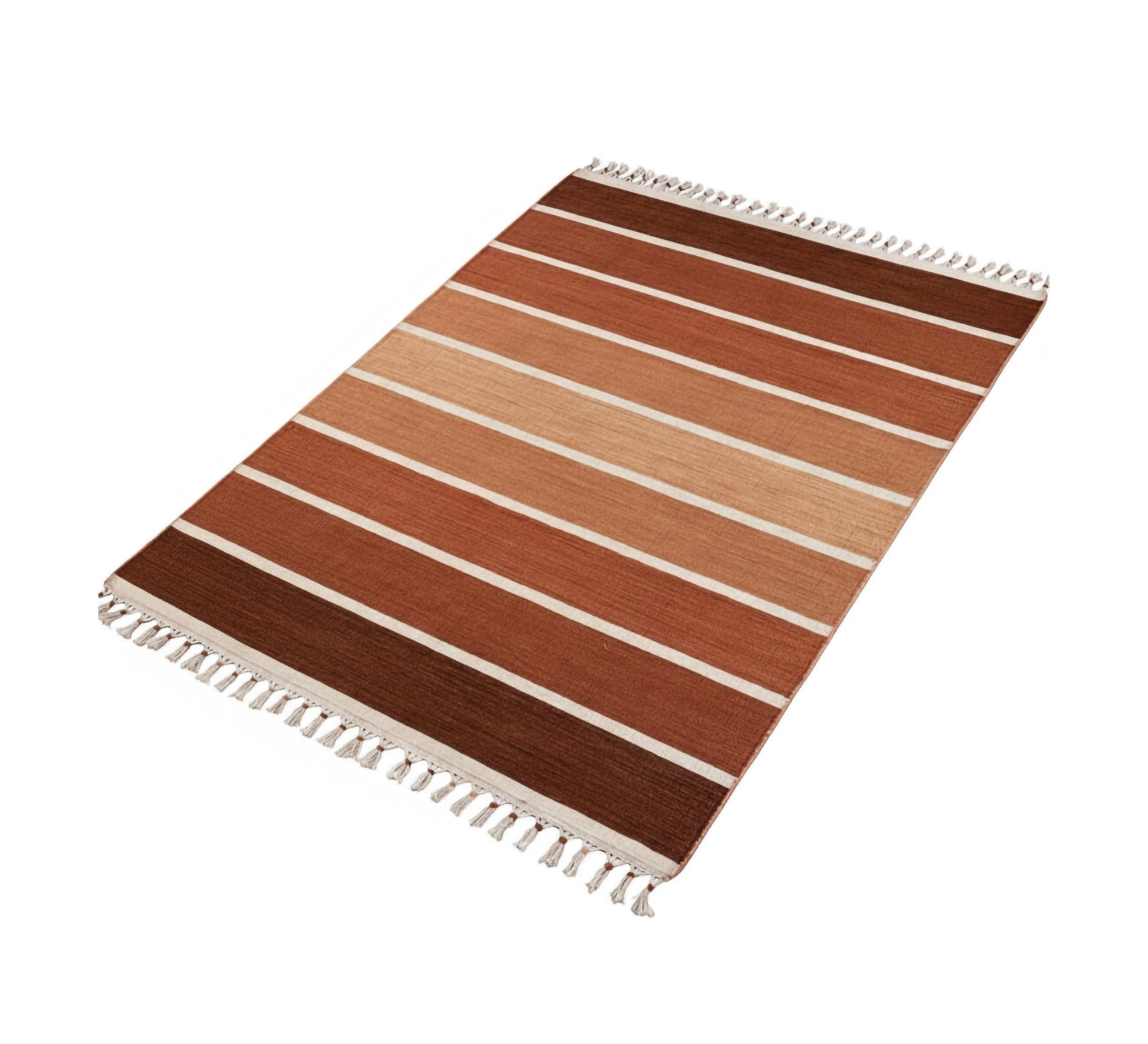 Brown striped rug - Vitrine Furniture - Accessories