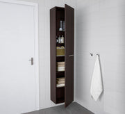 Brown Towel Storage Unit - Vitrine Furniture - Furniture