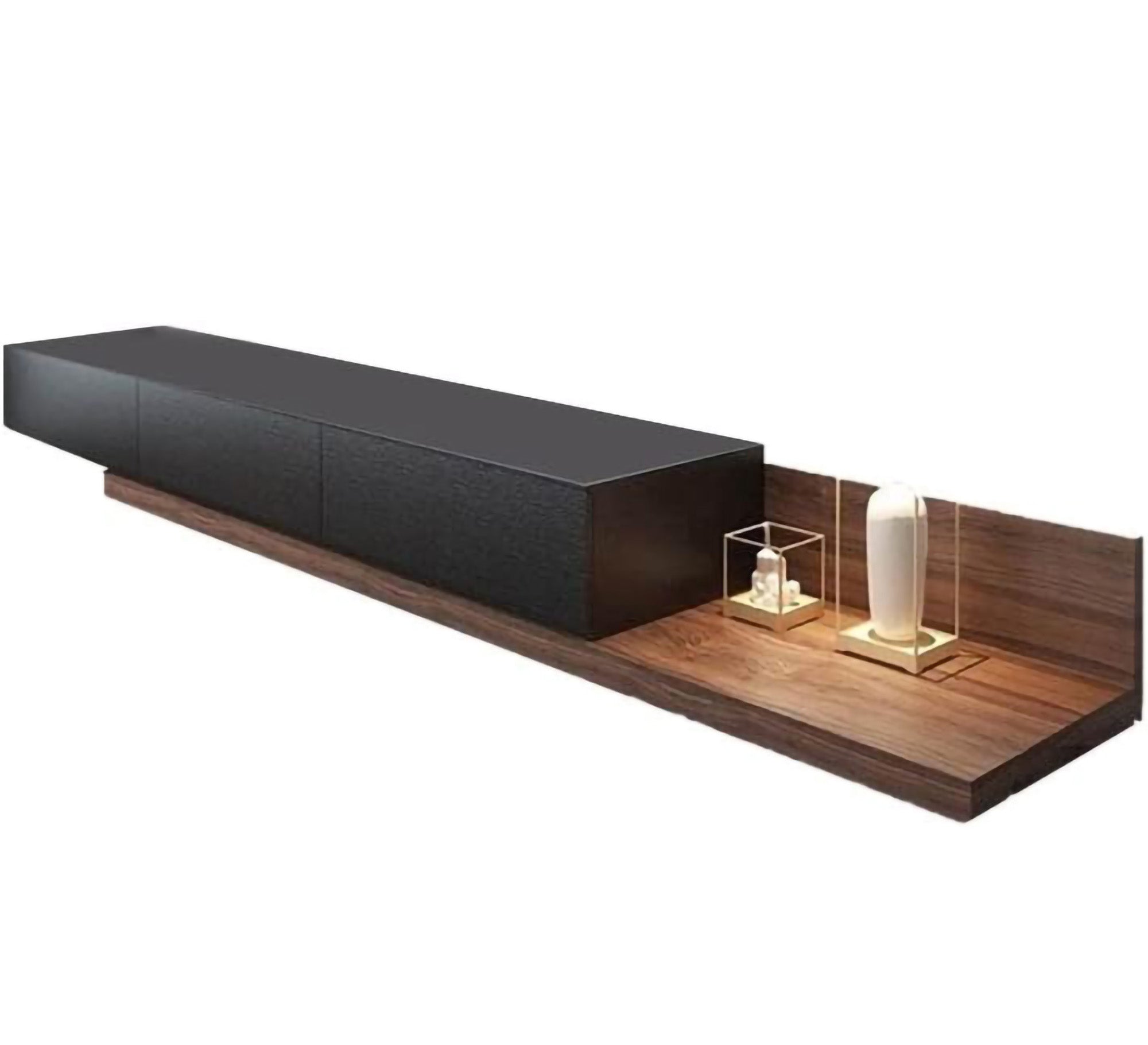 Brown TV table - Vitrine Furniture - TV Table & Cabinet