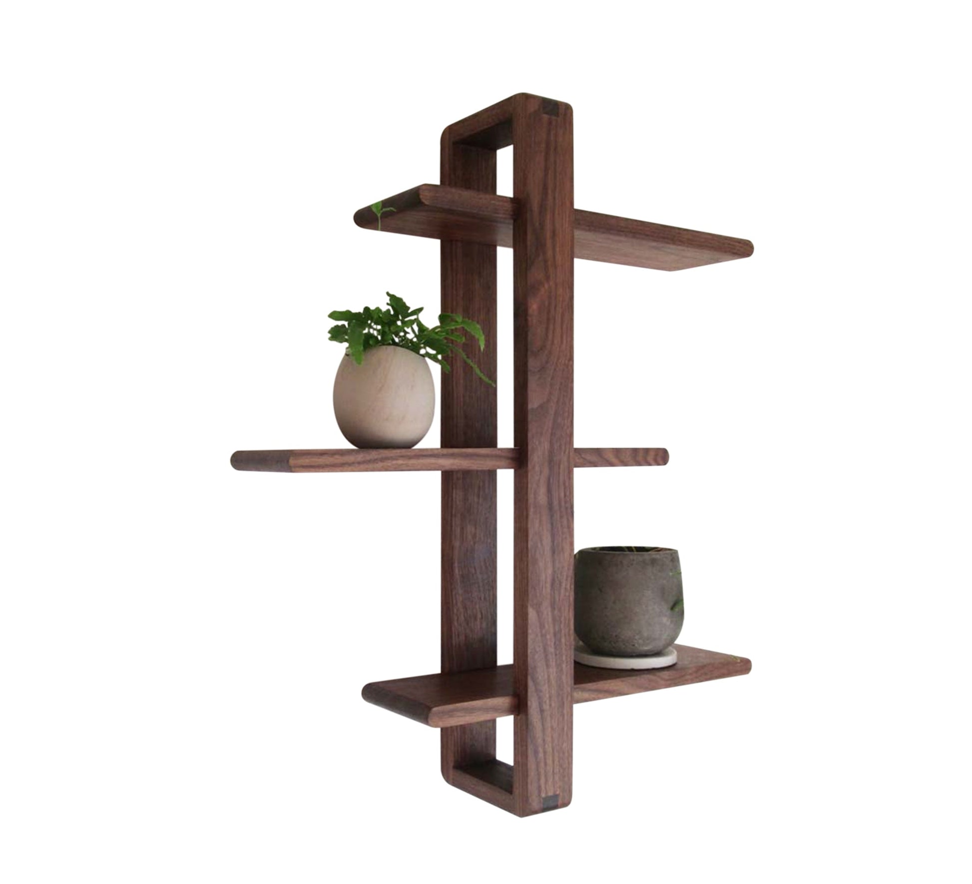 Brown Wall Shelves - Vitrine Furniture - Décor