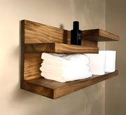 Brown Wood Towel Hanger - Vitrine Furniture - Furniture