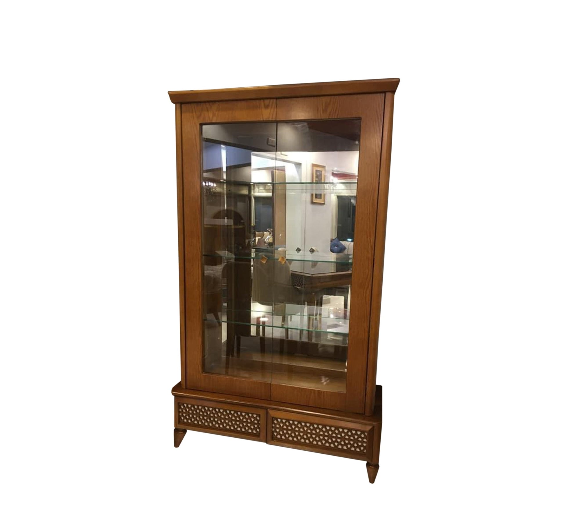 Brown wooden dining room - Vitrine Furniture - Sets