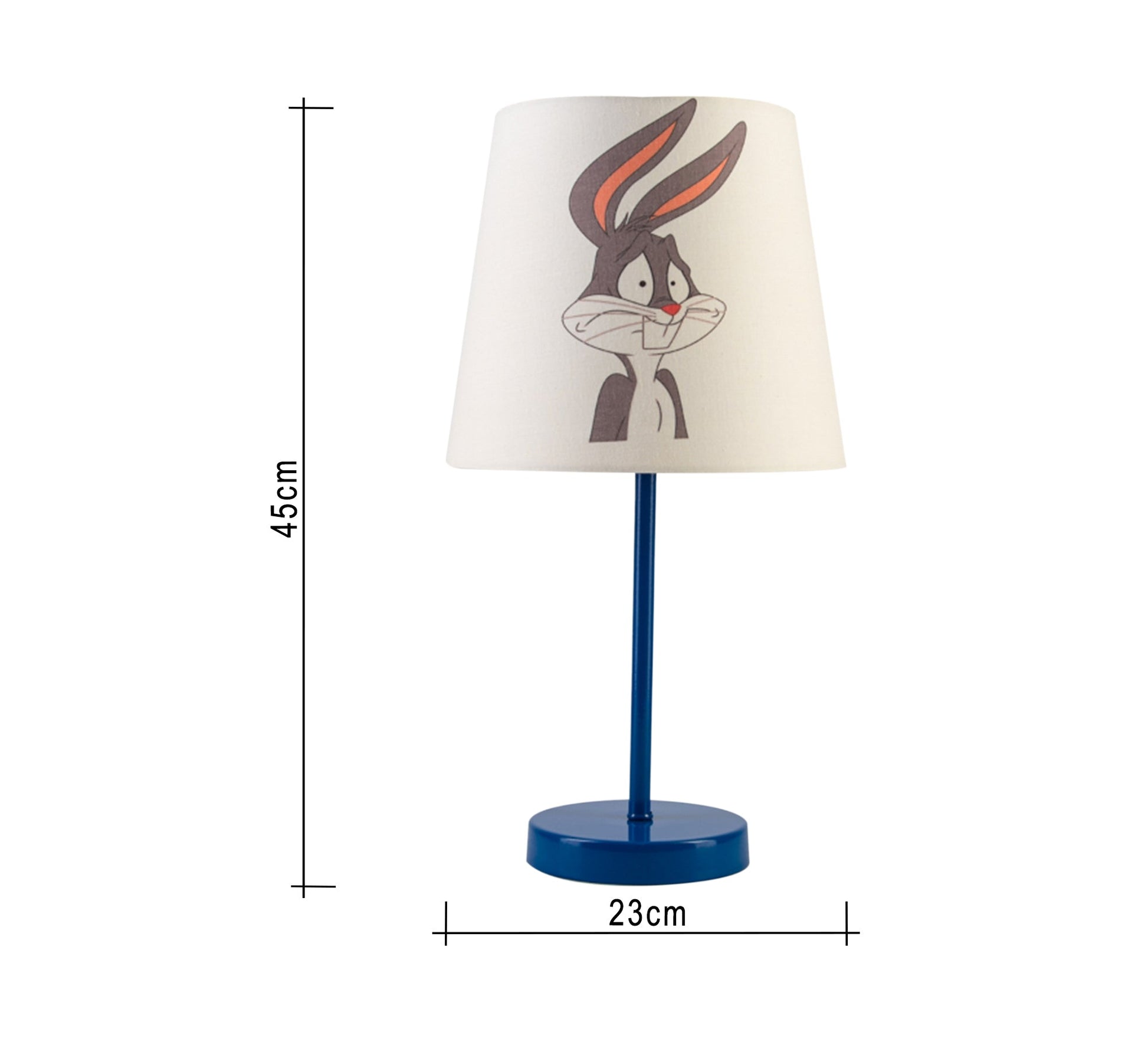Bugs Bunny Lamp: Light, Fun, Kids, Unique Decor with Blue Base - Vitrine Furniture - Lighting