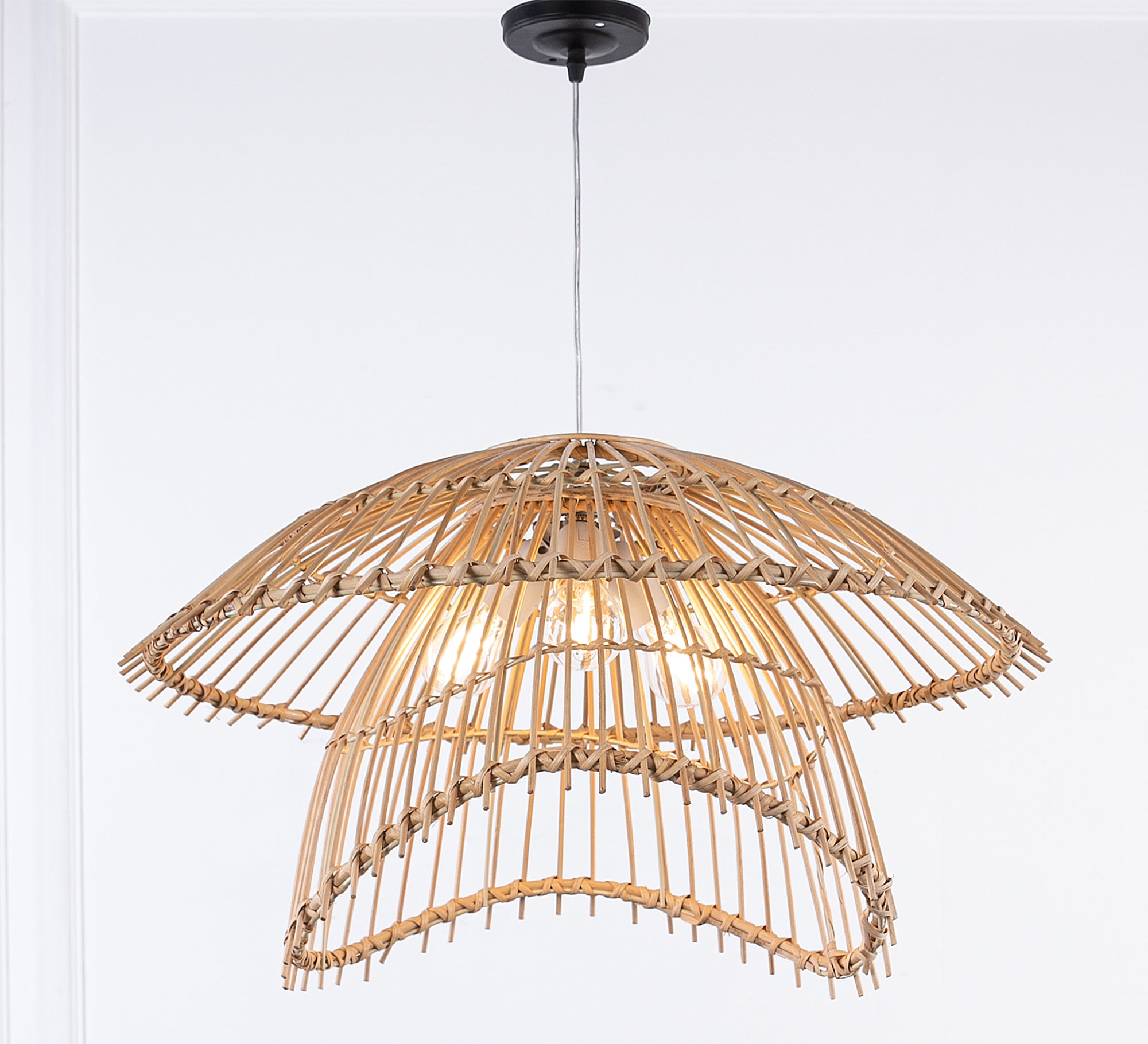Butterfly - shaped bamboo lamp - Vitrine Furniture - Lighting