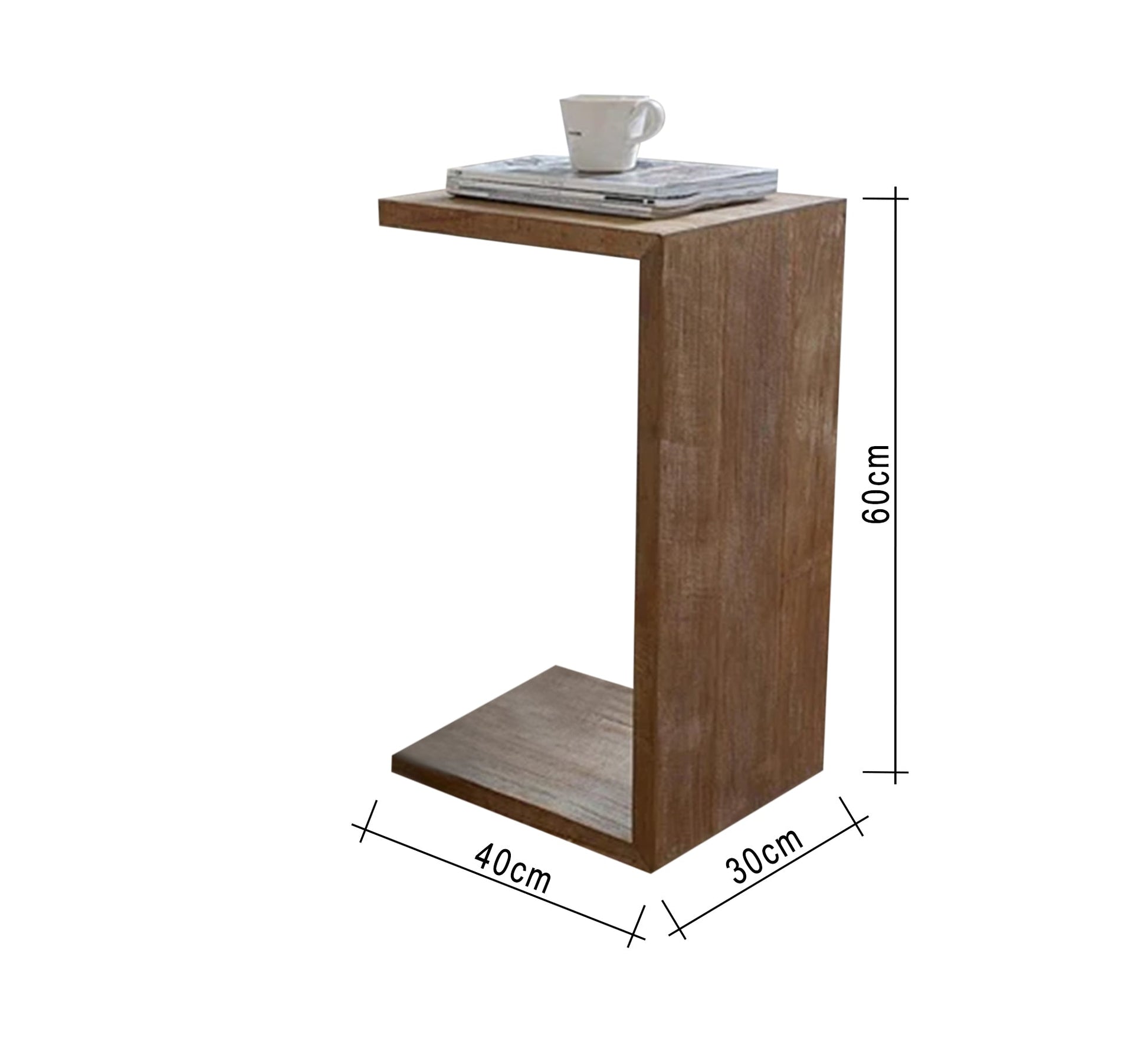 C - shaped side table - Vitrine Furniture - Furniture