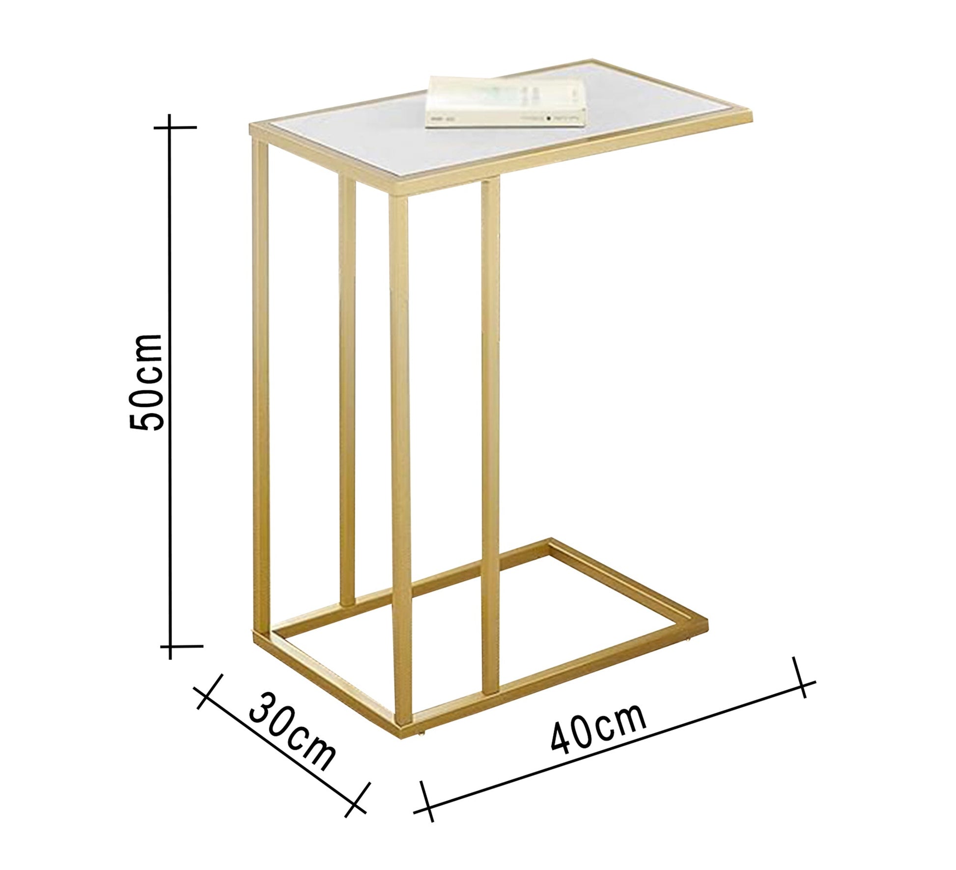 C - shaped table for living rooms - Vitrine Furniture - Furniture
