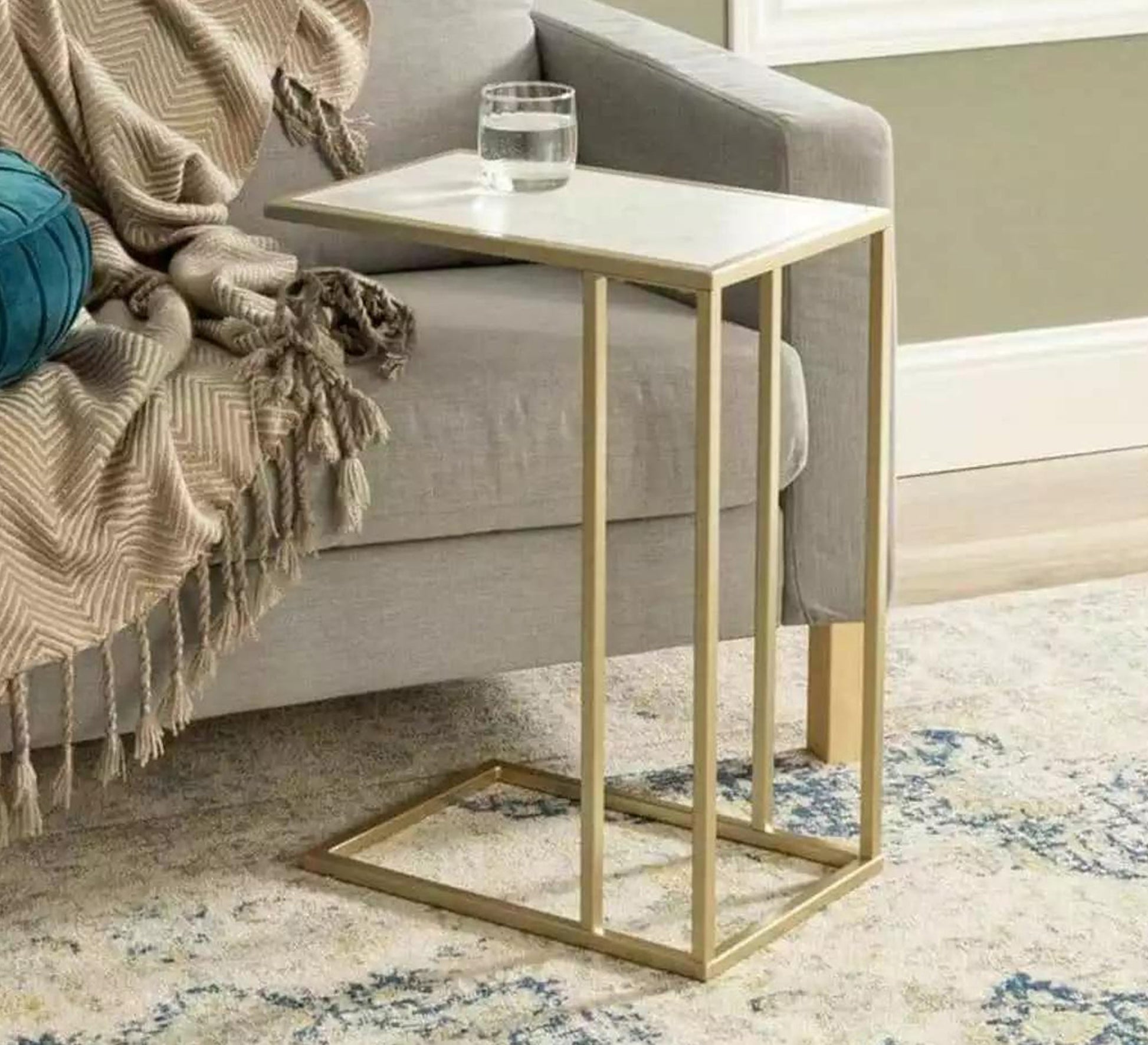 C - shaped table for living rooms - Vitrine Furniture - Furniture