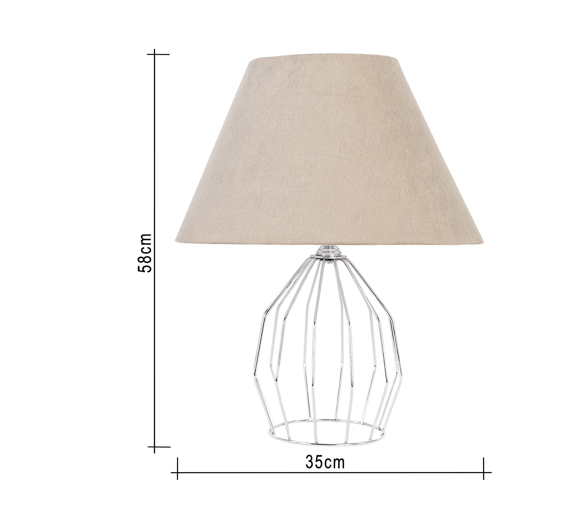 Cage - shaped metal leg lampshade - Vitrine Furniture - Lighting