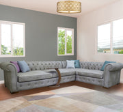 Capotene Corner Beige: Elegant, Versatile, Timeless Design - Vitrine Furniture - L - shape sofa set