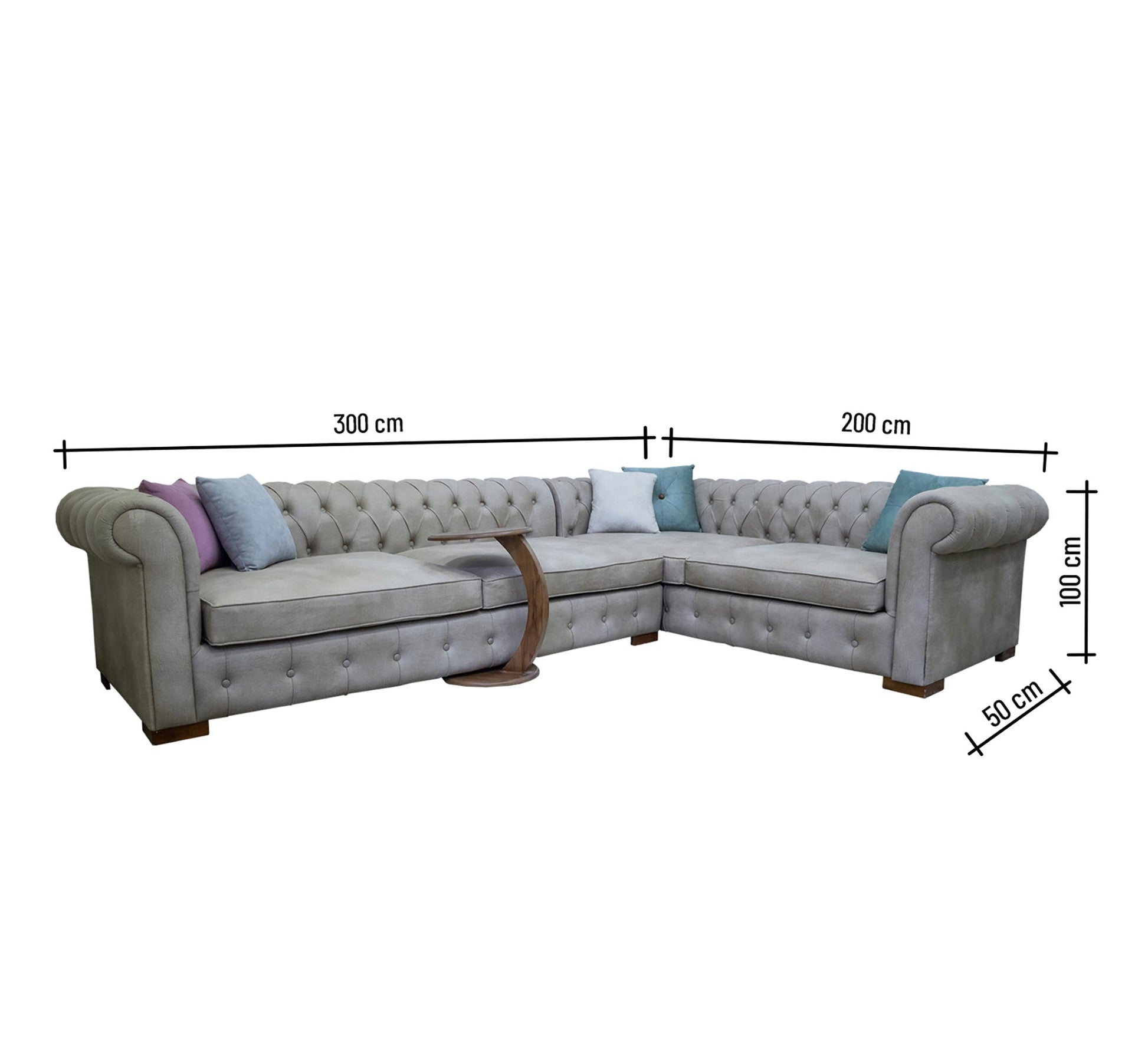 Capotene Corner Beige: Elegant, Versatile, Timeless Design - Vitrine Furniture - L - shape sofa set