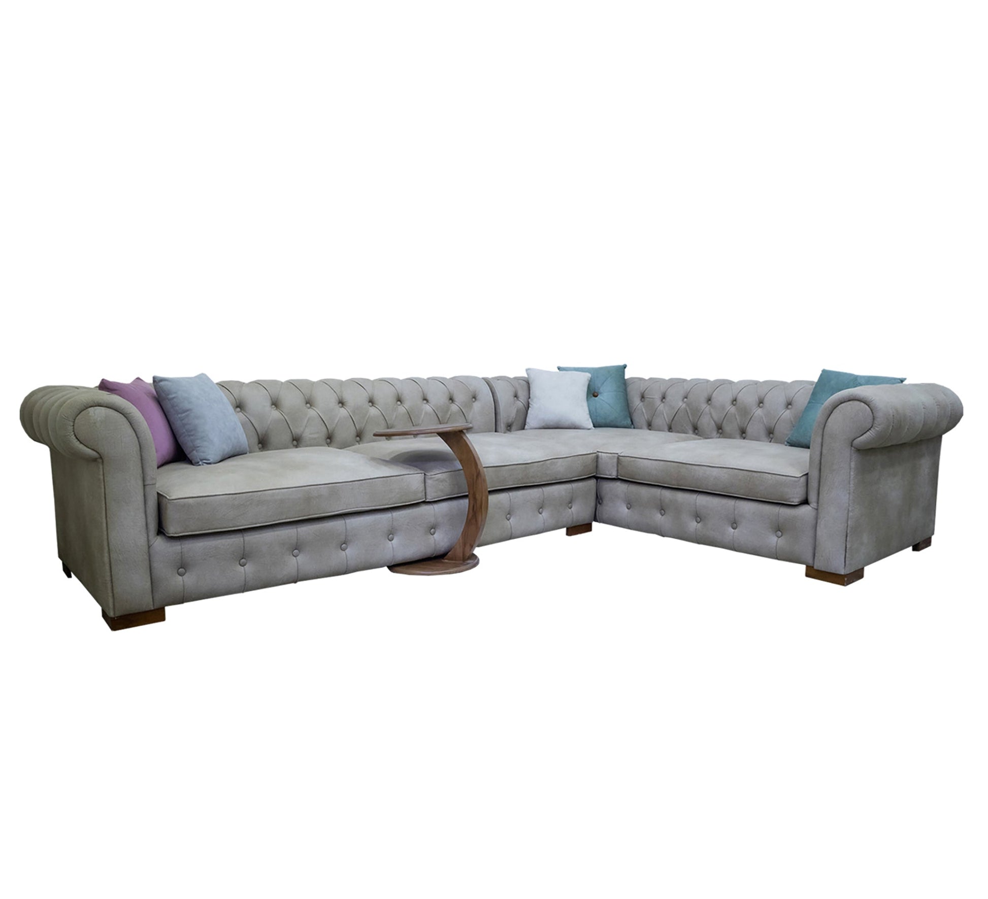 Capotene Corner Beige: Elegant, Versatile, Timeless Design - Vitrine Furniture - L - shape sofa set