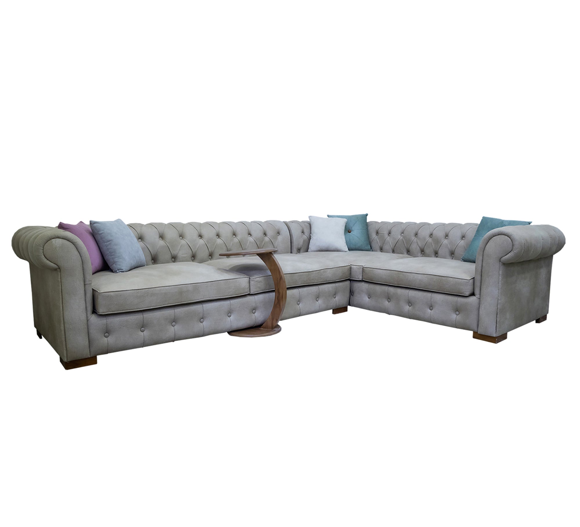 Capotene Corner Beige: Elegant, Versatile, Timeless Design - Vitrine Furniture - L - shape sofa set