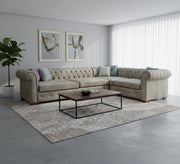 Capotene Corner Grey: Elegant, Versatile, Timeless Design - Vitrine Furniture - L - shape sofa set