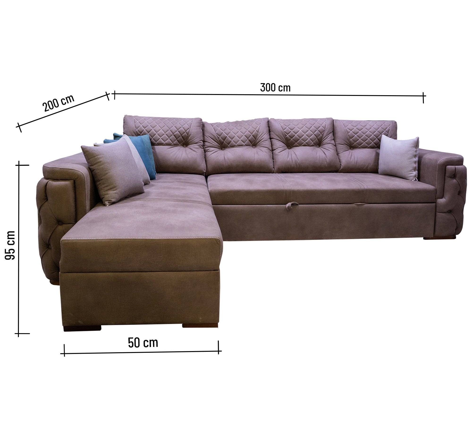 Capotene Corner: Stylish, Durable Outdoor Essentials - Vitrine Furniture - L - shape sofa set