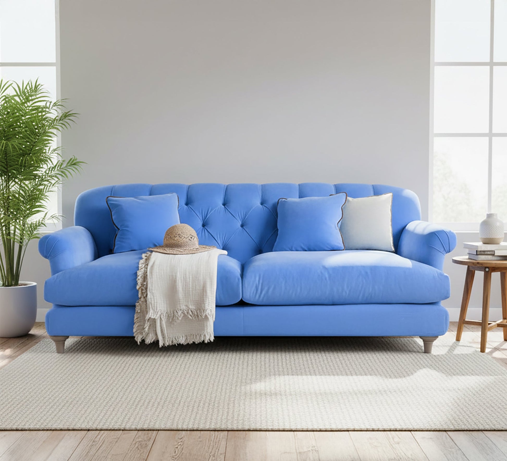 Capotone light blue sofa - Vitrine Furniture - Living room Sofas