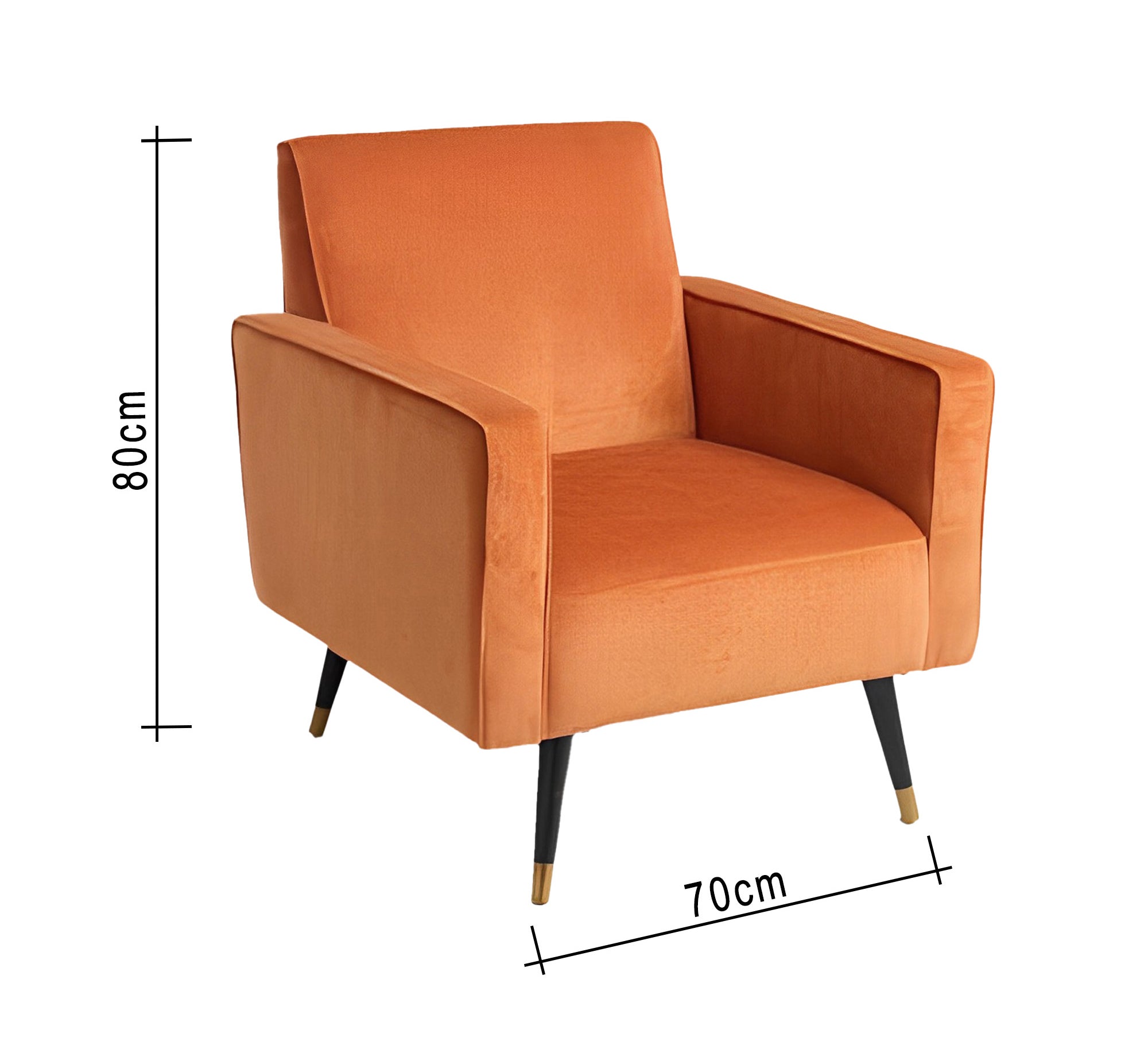 Cashmere chair with thin armrests - Vitrine Furniture - Chairs & Chaise lounge
