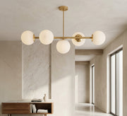 Ceiling chandelier with a geometric style and artistic appeal - Vitrine Furniture - Ceiling lights