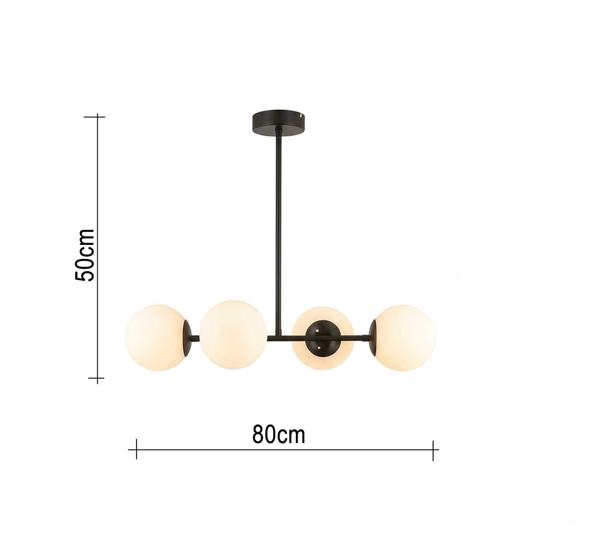 Ceiling chandelier with uniquely distributed lighting - Vitrine Furniture - Ceiling lights