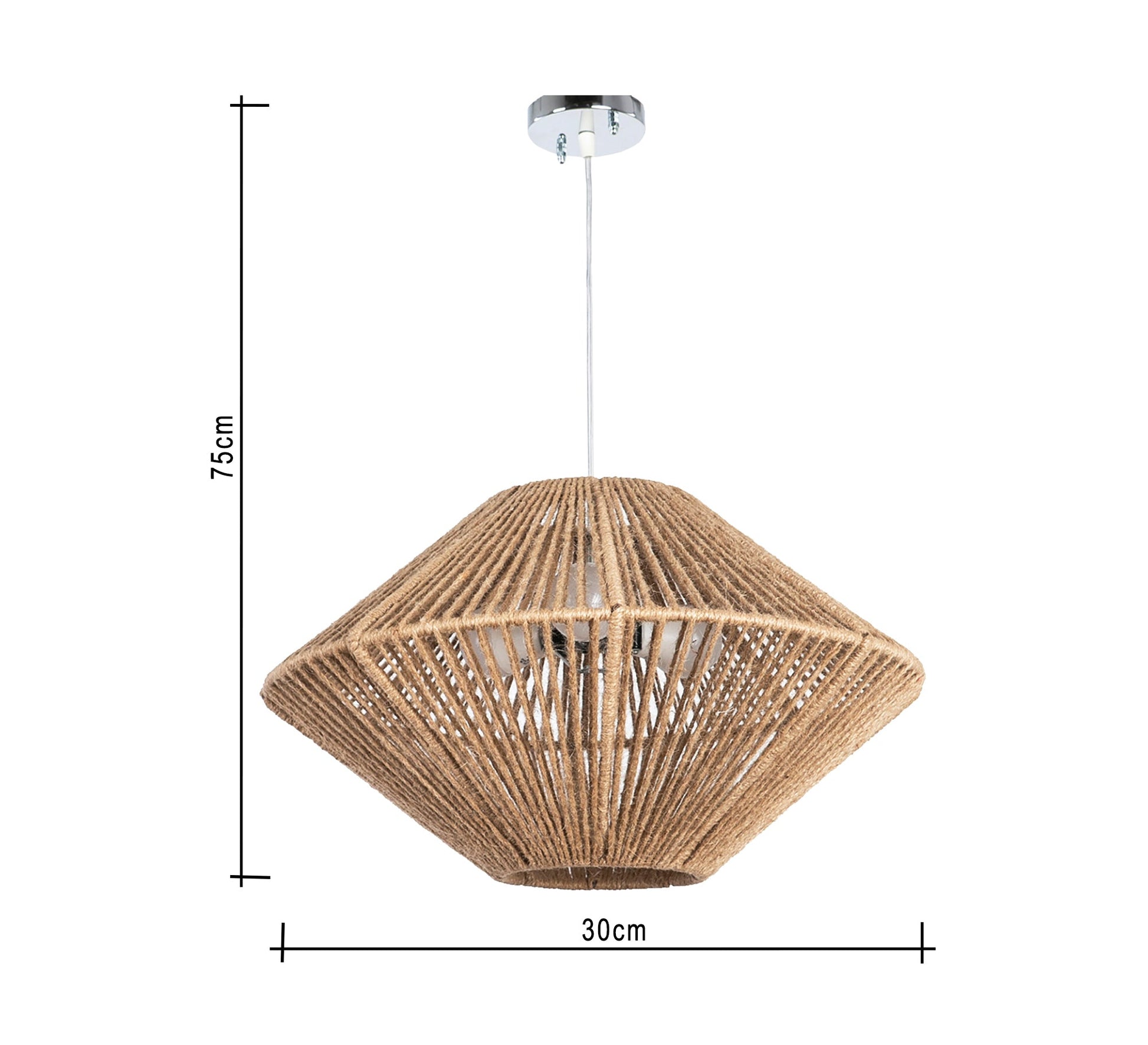 Ceiling lamp in the shape of two opposite cones - Vitrine Furniture - Lighting