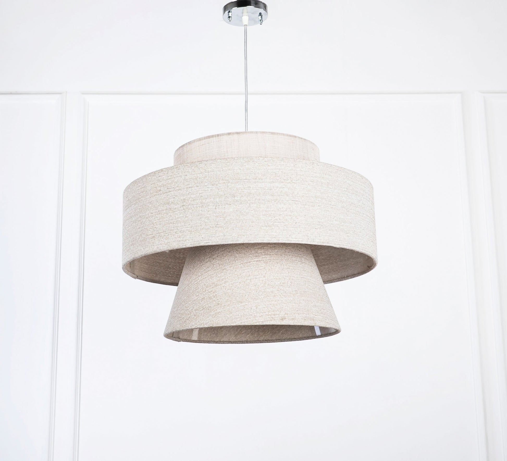 Ceiling lamp with cover in interlocking shapes - Vitrine Furniture - Lighting