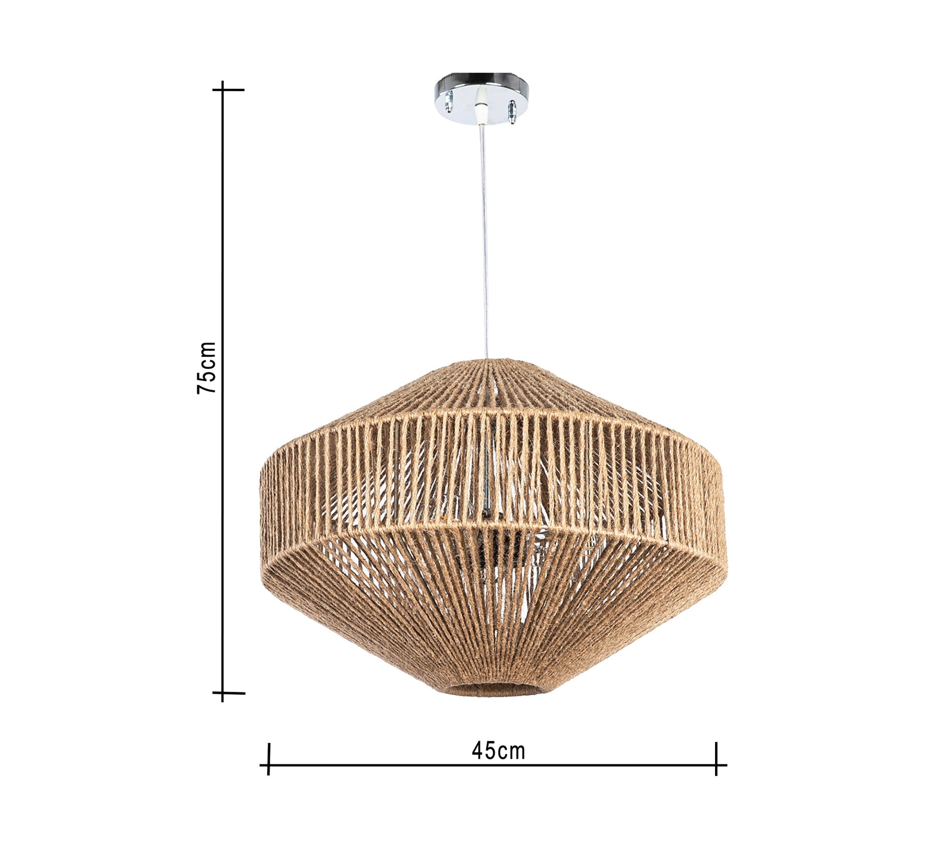 Ceiling lamp with fabric that allows light to pass through - Vitrine Furniture - Lighting