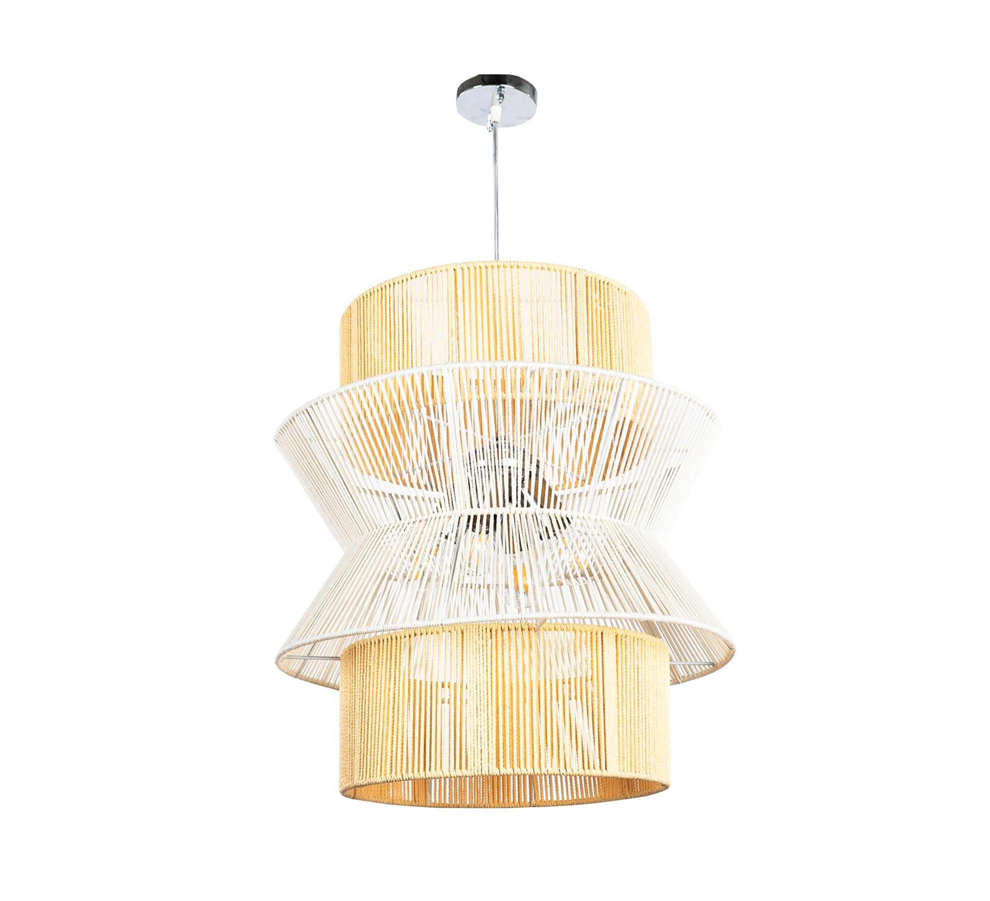 Ceiling lamp with interlocking colors and shapes - Vitrine Furniture - Lighting