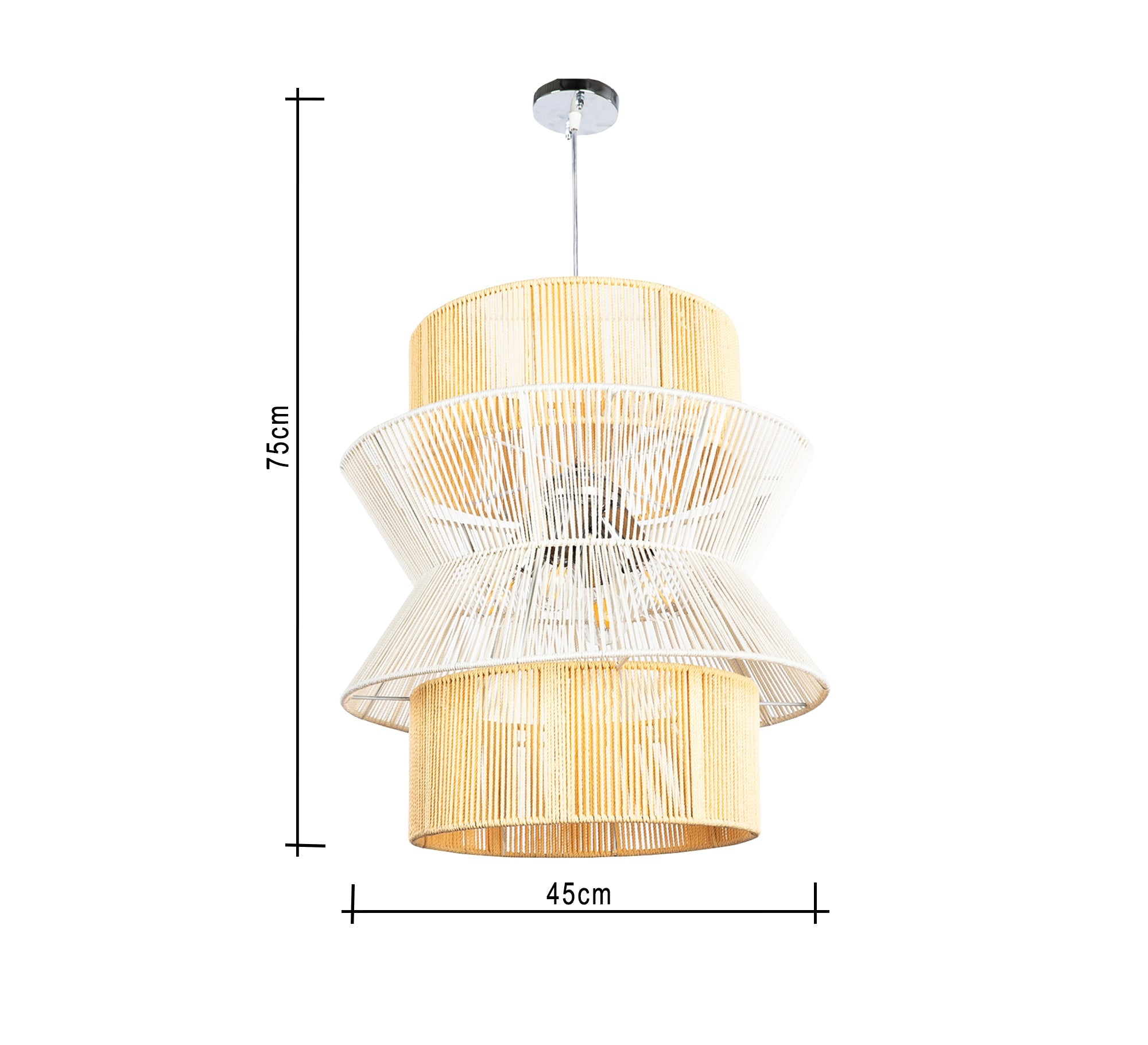 Ceiling lamp with interlocking colors and shapes - Vitrine Furniture - Lighting