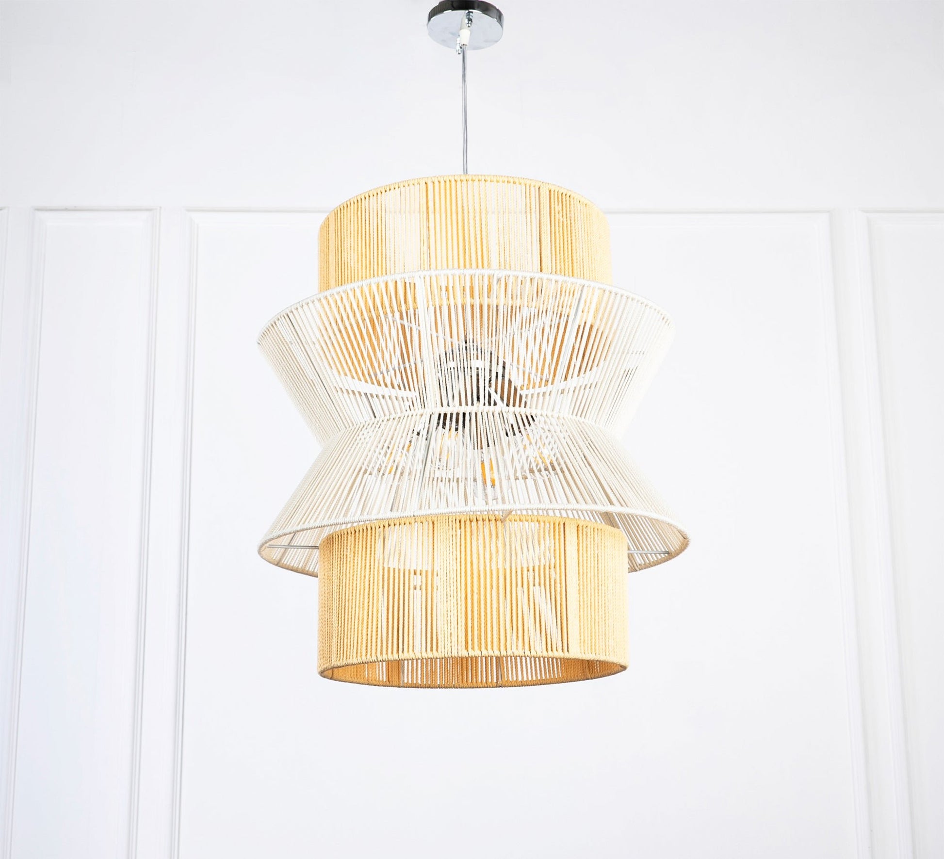Ceiling lamp with interlocking colors and shapes - Vitrine Furniture - Lighting