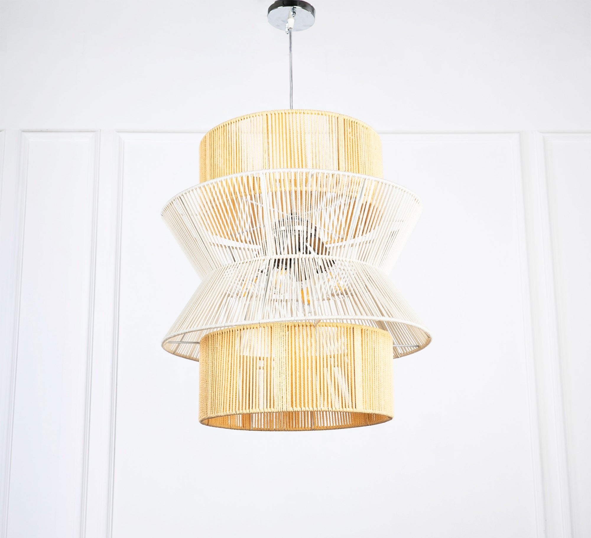 Ceiling lamp with interlocking colors and shapes - Vitrine Furniture - Lighting
