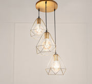 Ceiling lamp with three pendants of different heights - Vitrine Furniture - Lighting