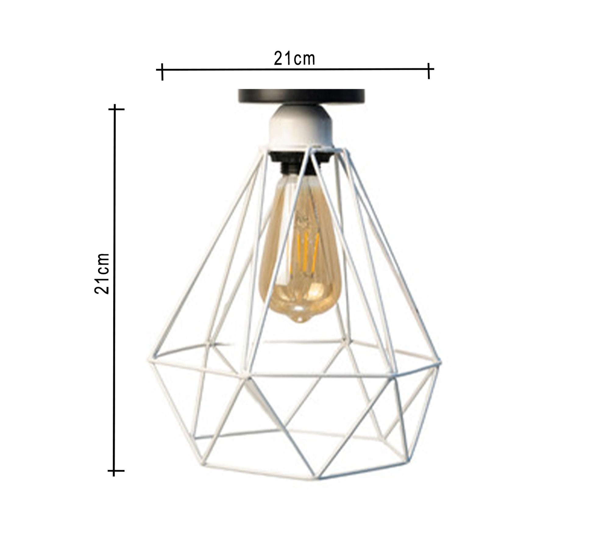 Ceiling lamp with white cone base - Vitrine Furniture - Lighting