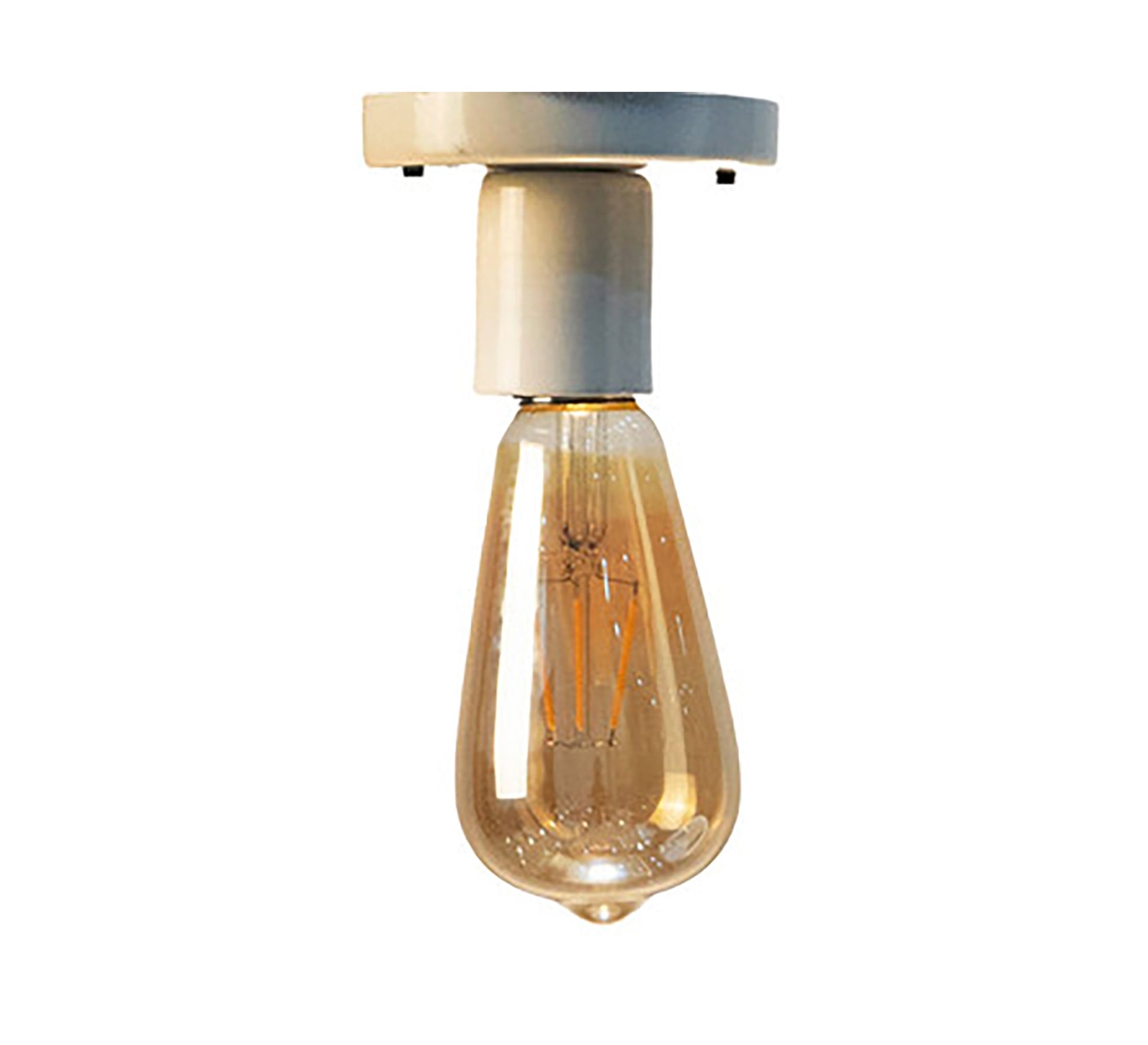 Ceiling lamp with white round base - Vitrine Furniture - Lighting