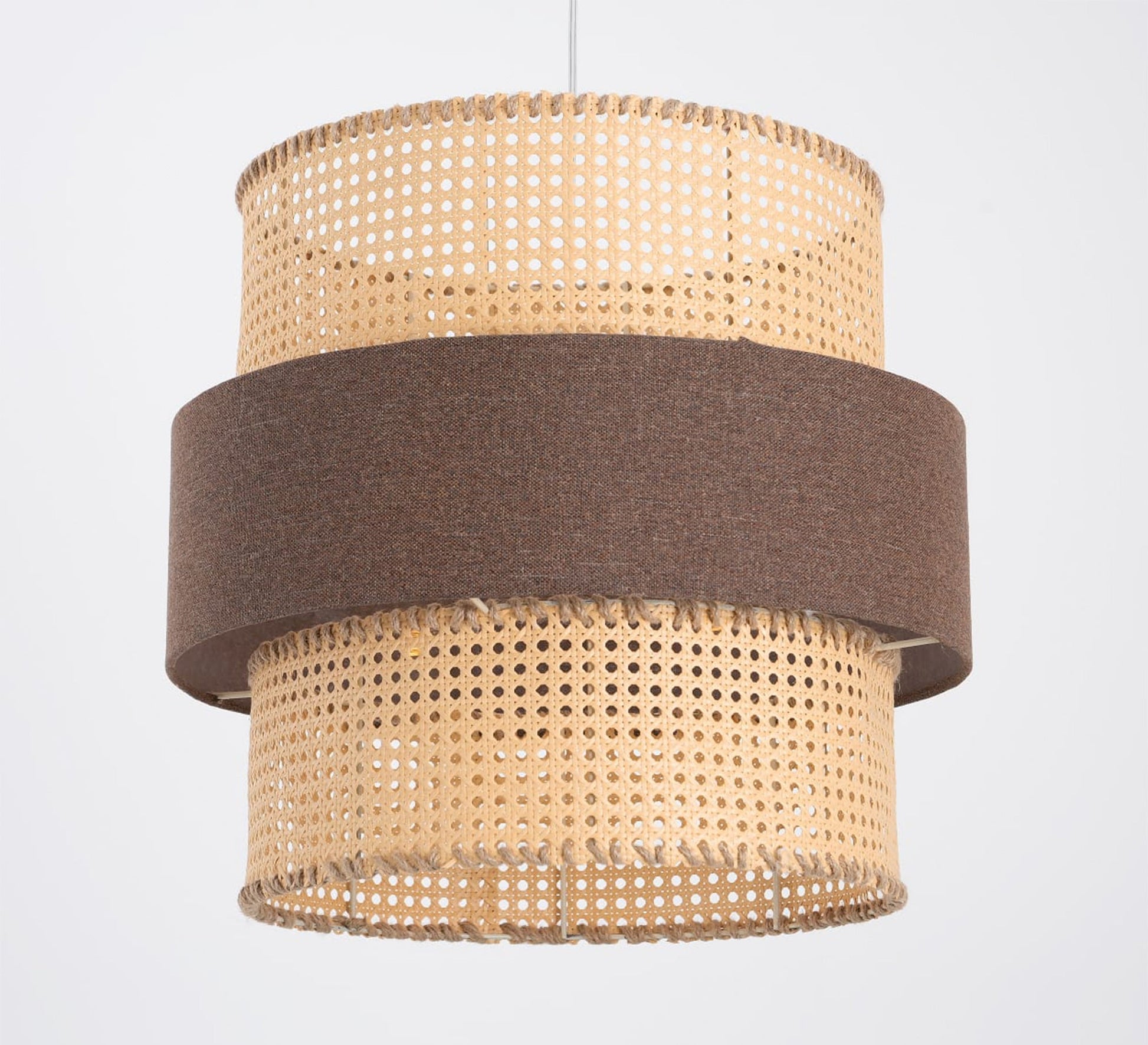 Ceiling lighting covered with fabric strips - Vitrine Furniture - Lighting