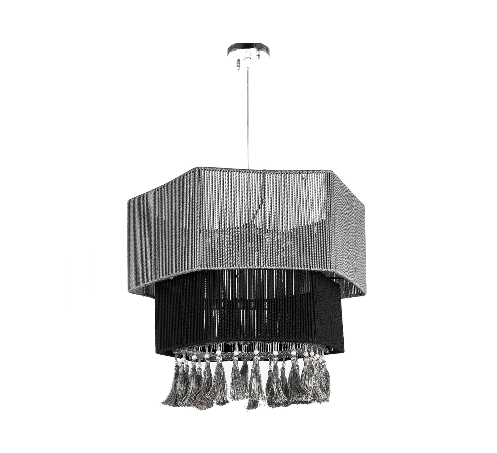 Ceiling pendant in gray and black - Vitrine Furniture - Lighting