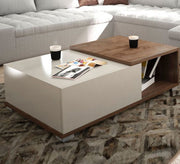 Center table in white and brown - Vitrine Furniture - Furniture