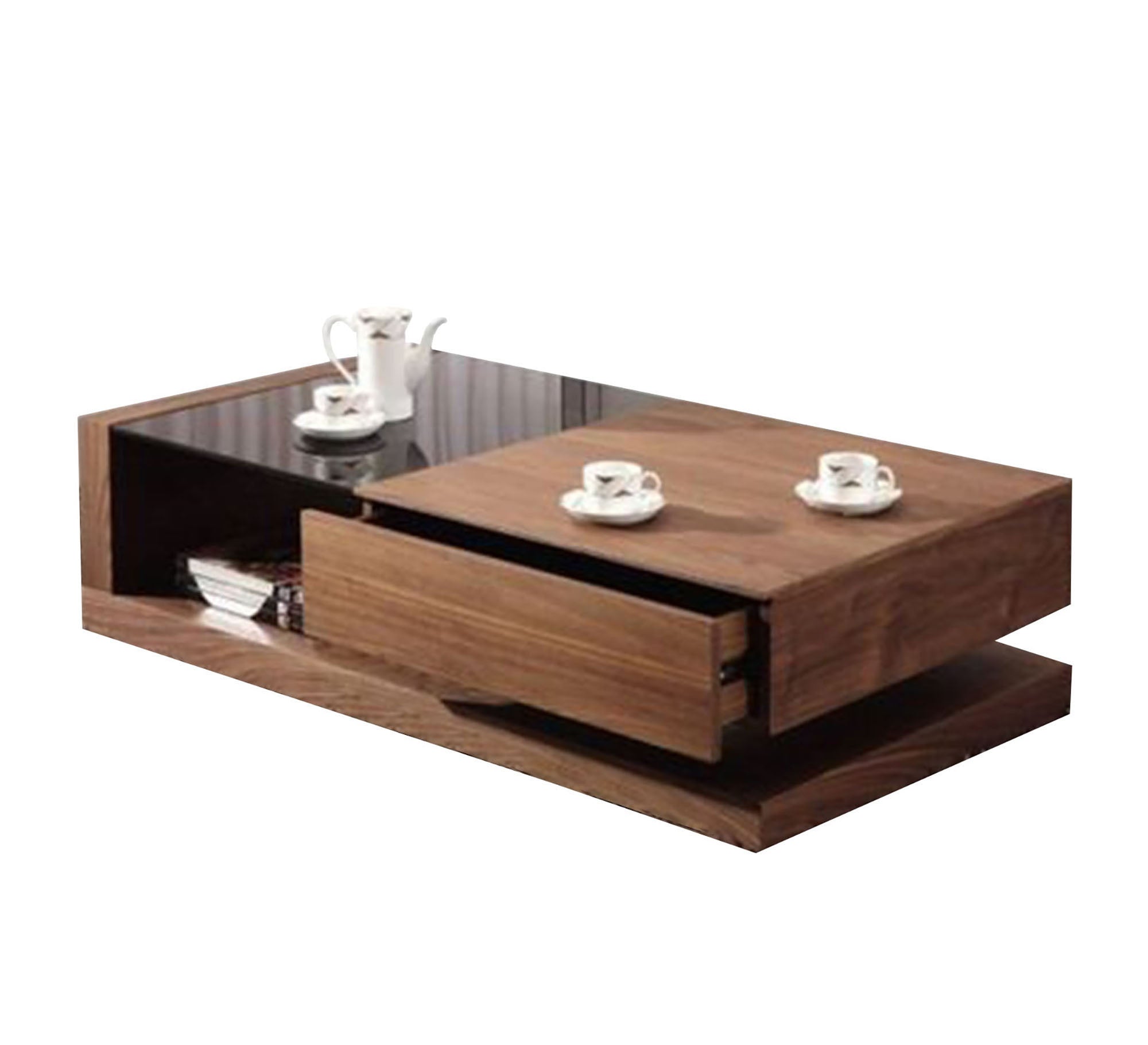 Center Table - Sleek Design, Glass Top Elegance - Vitrine Furniture - Furniture