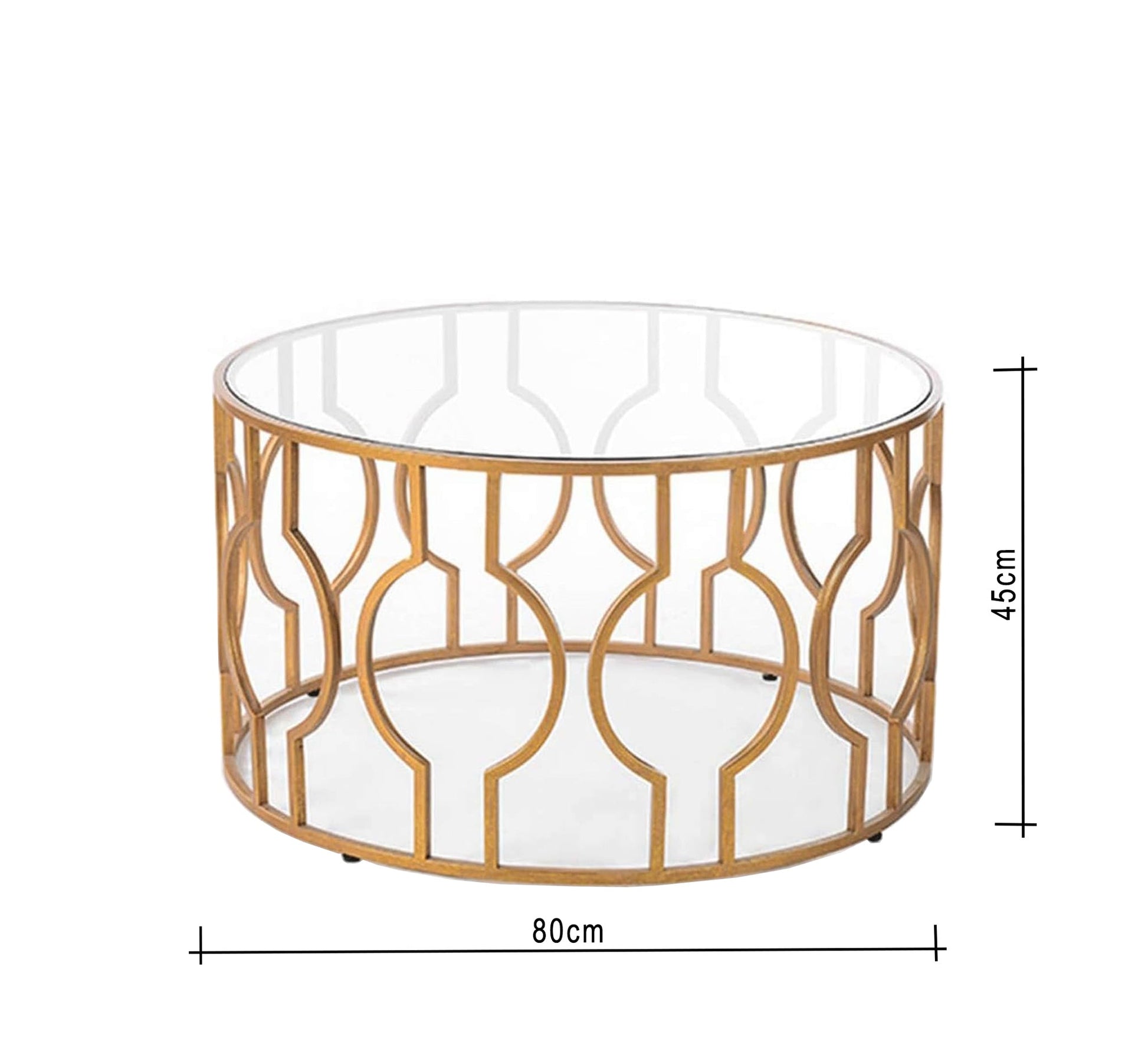 Center table with a decorative metal frame - Vitrine Furniture - Furniture