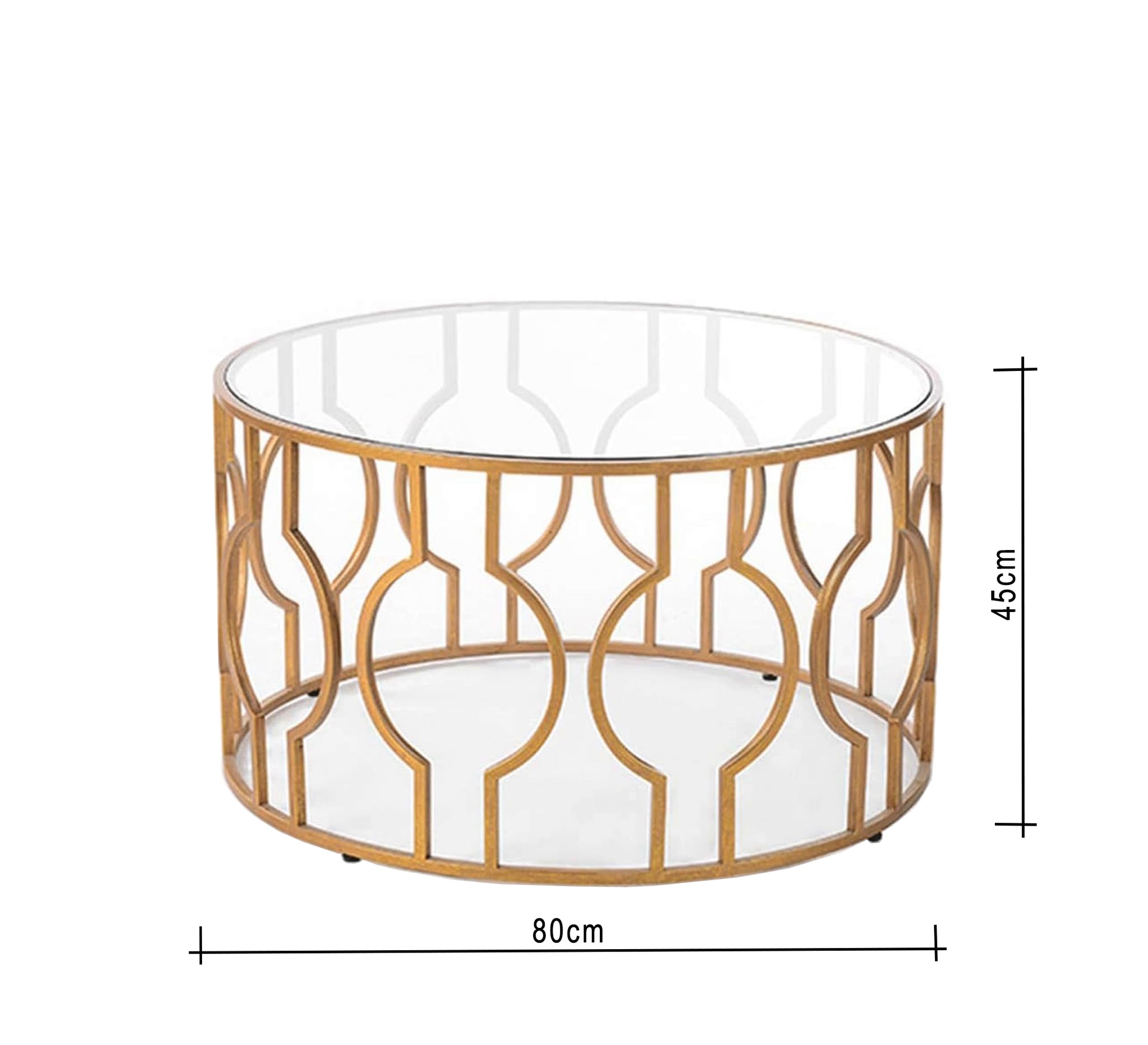 Center table with a decorative metal frame - Vitrine Furniture - Furniture