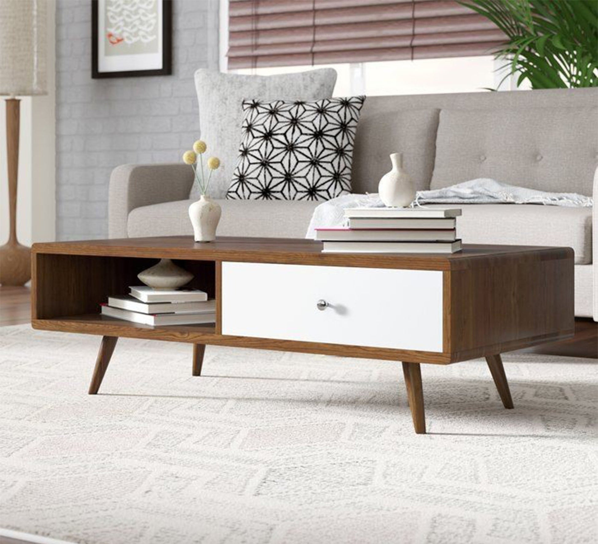 Center table with high slanted legs - Vitrine Furniture - Furniture