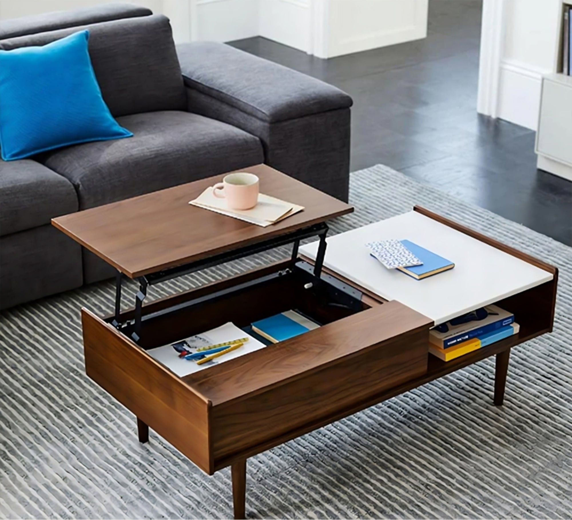 Center table with mechanical shelf - Vitrine Furniture - Furniture