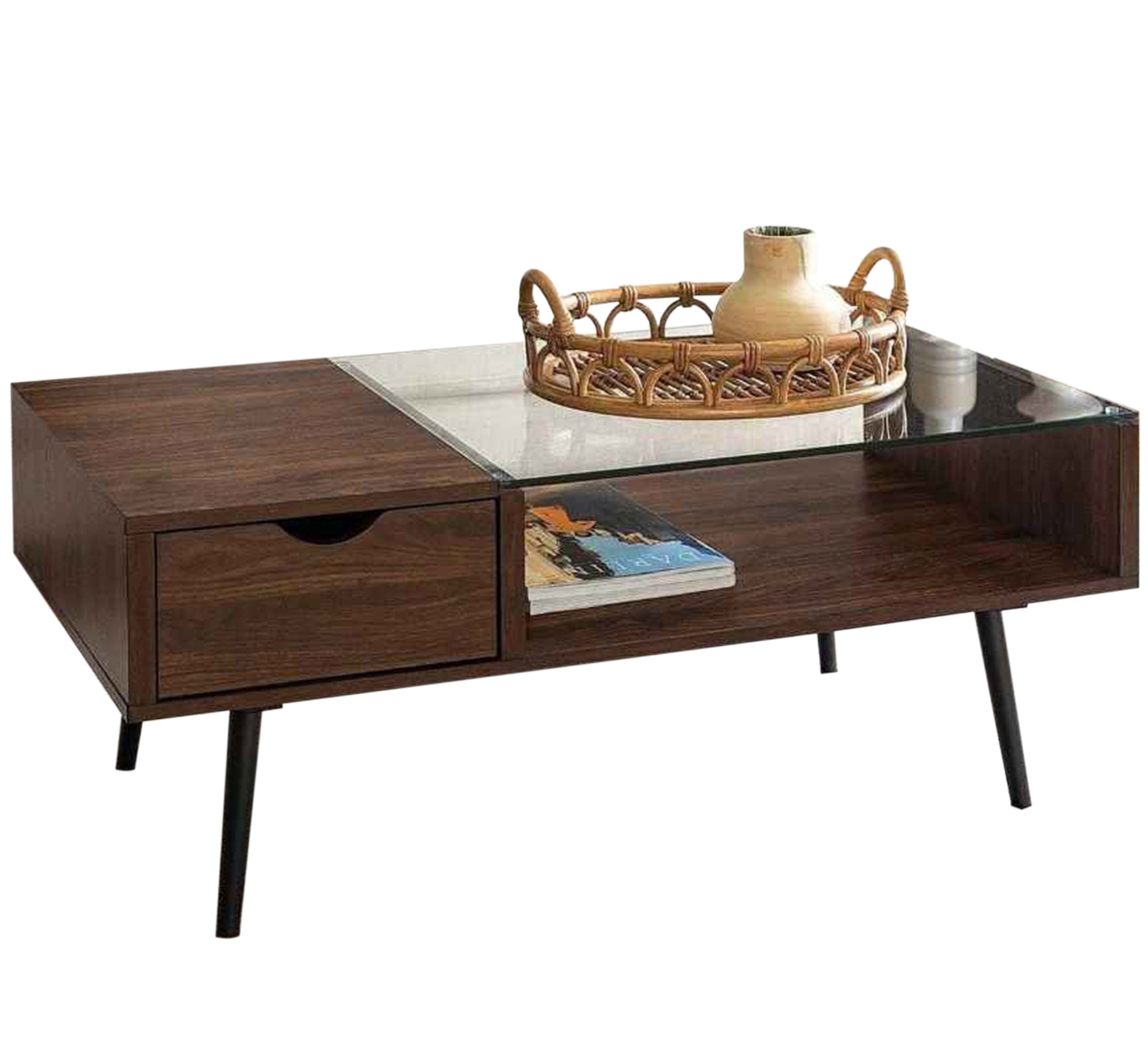 Center table with sturdy beech legs - Vitrine Furniture - Furniture