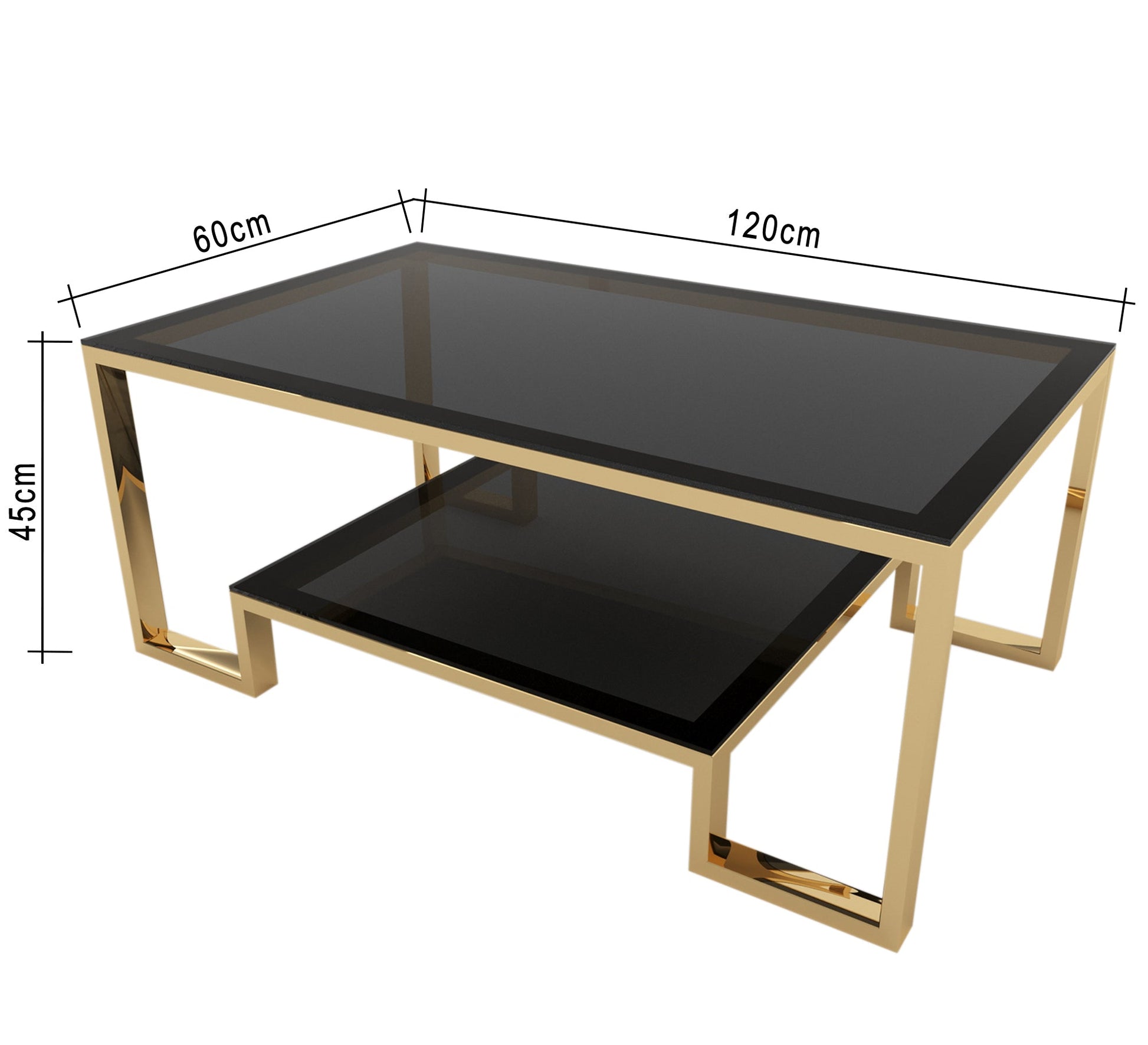 Center table with two different sized surfaces - Vitrine Furniture - Furniture