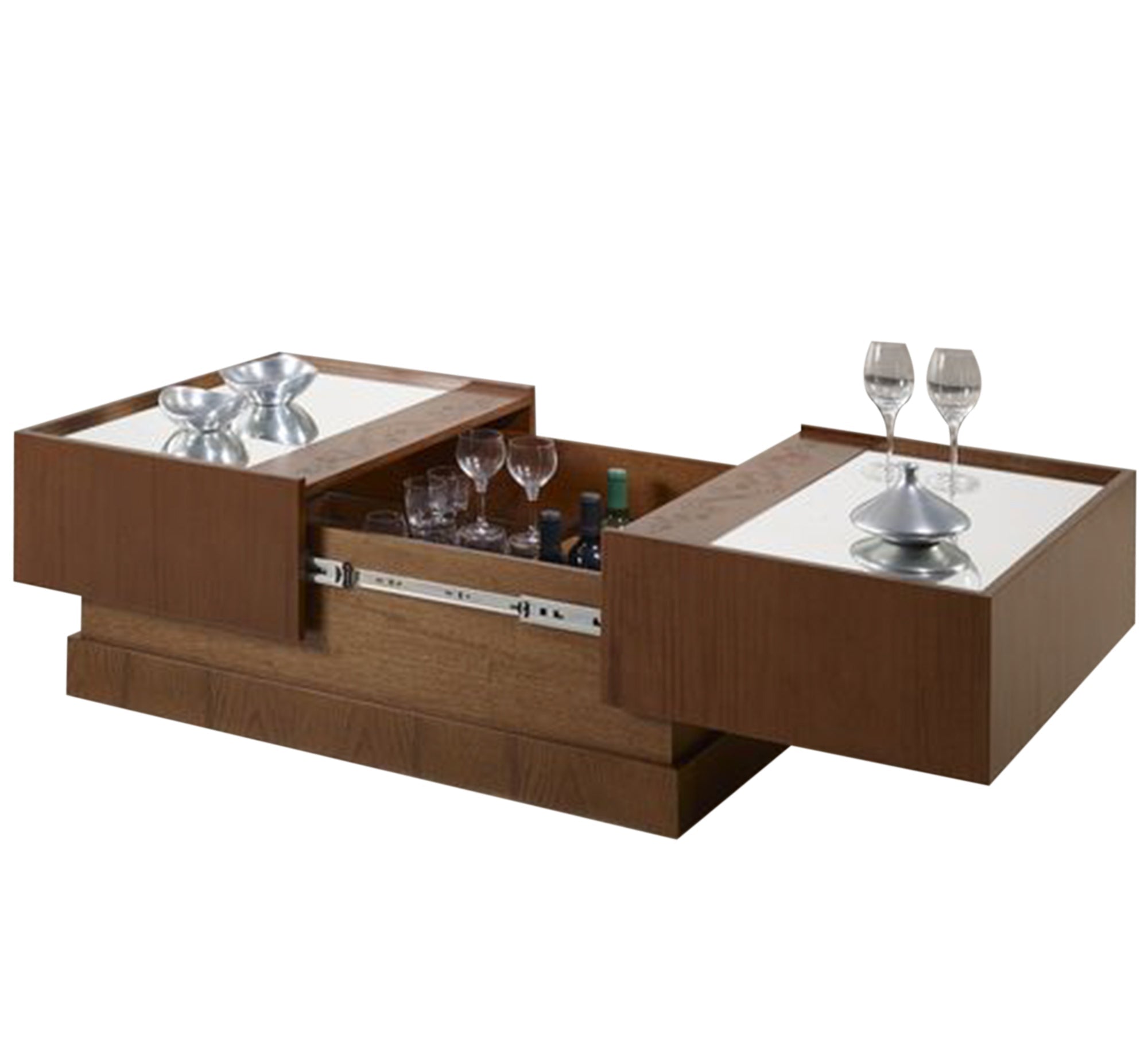 Center table with two opening sides - Vitrine Furniture - Furniture