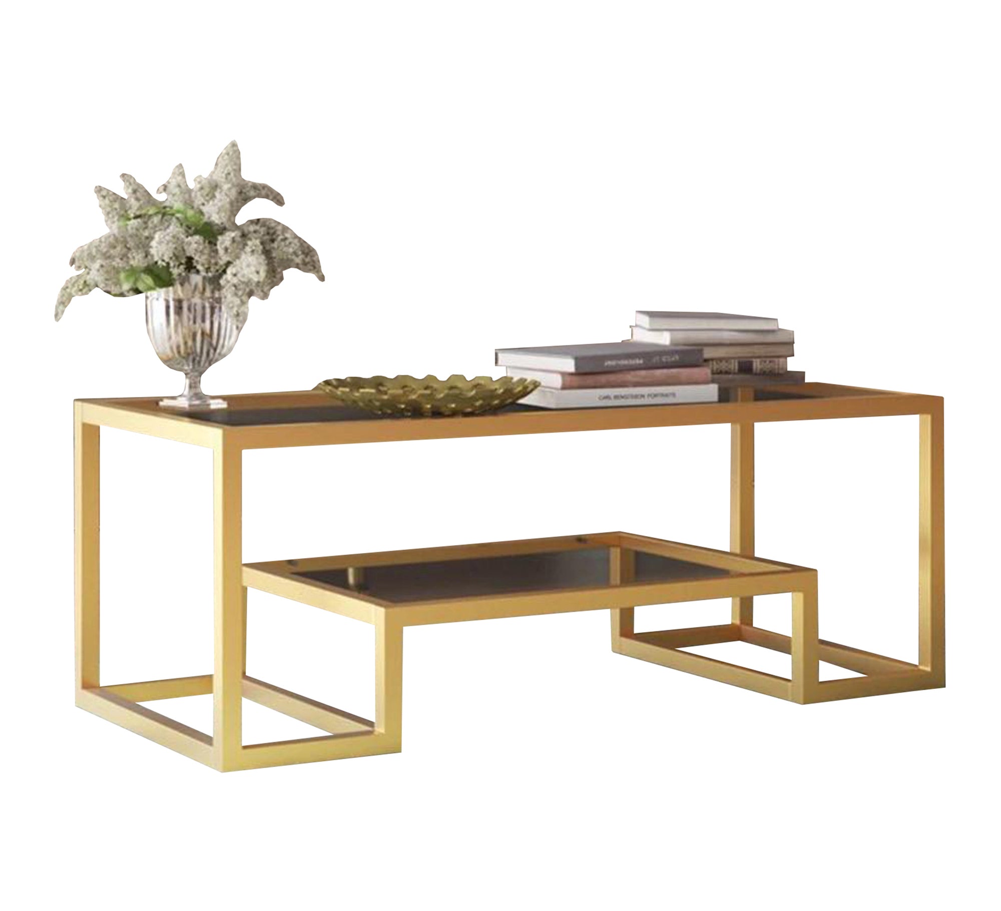 Center table with two tiered surfaces - Vitrine Furniture - Furniture