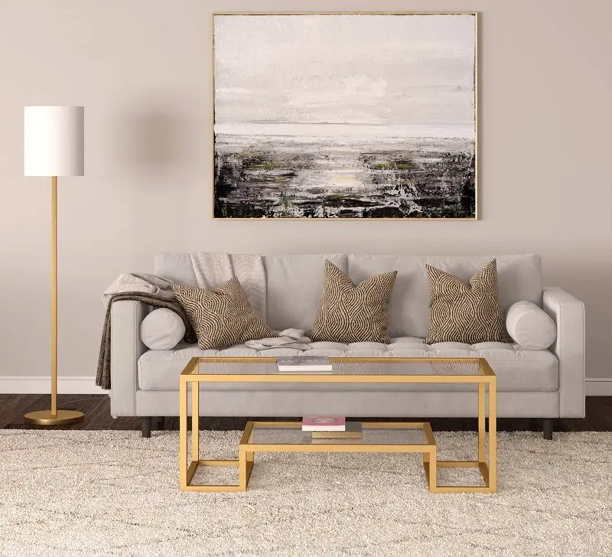 Center table with two tiered surfaces - Vitrine Furniture - Furniture