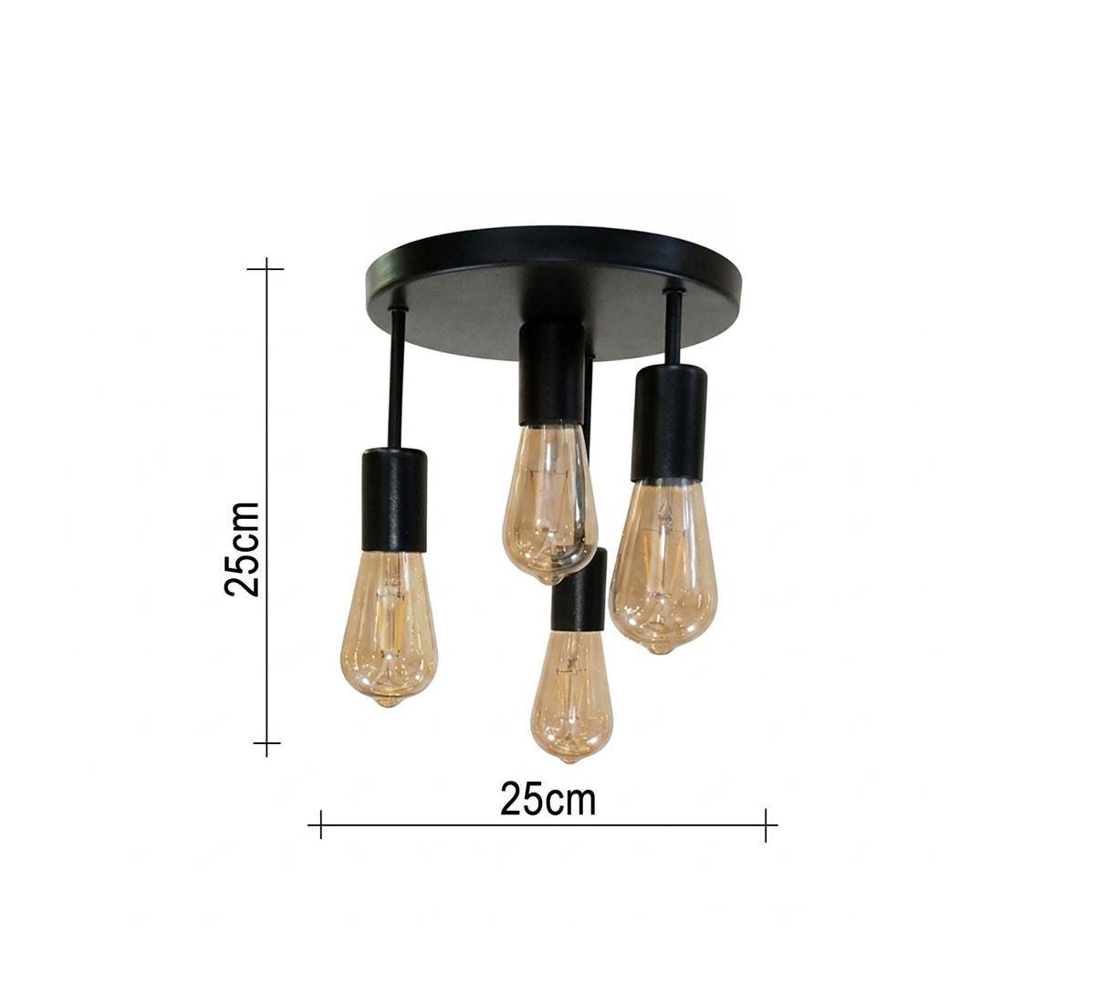 Central ceiling fixture with three pendants - Vitrine Furniture - Ceiling lights