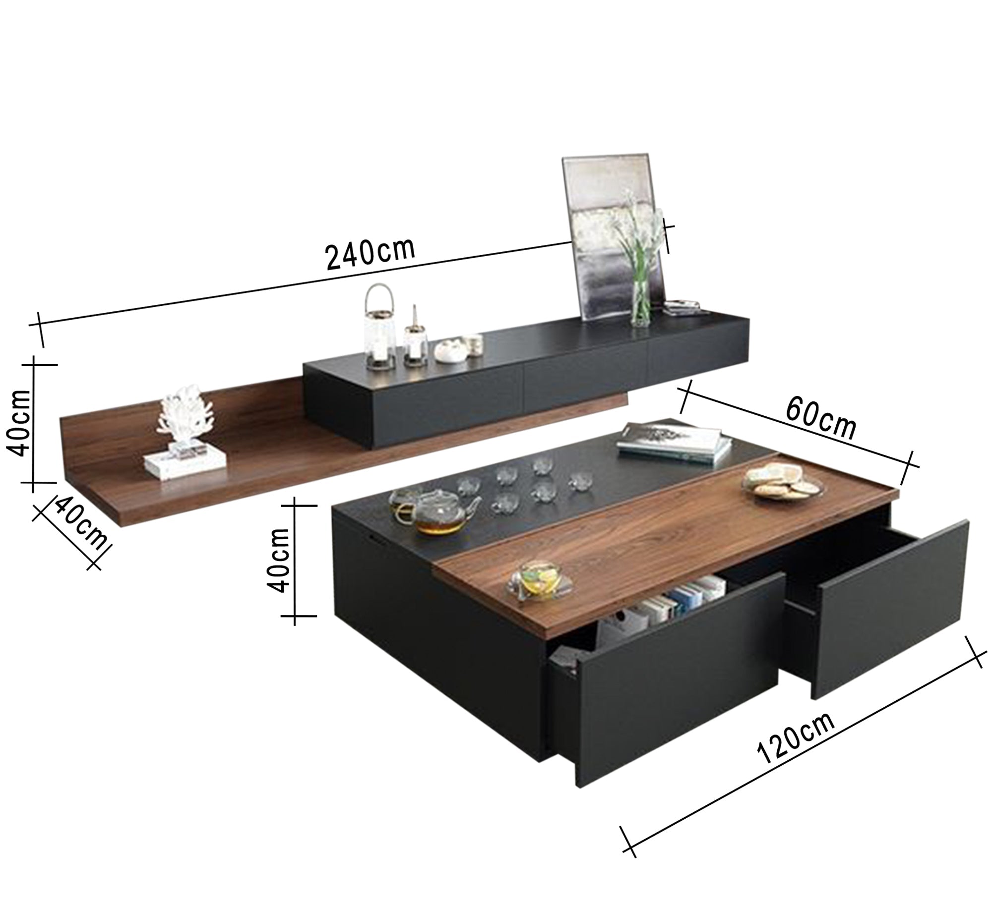 Central Tables & TV Units with Modern Flair - Vitrine Furniture - Furniture