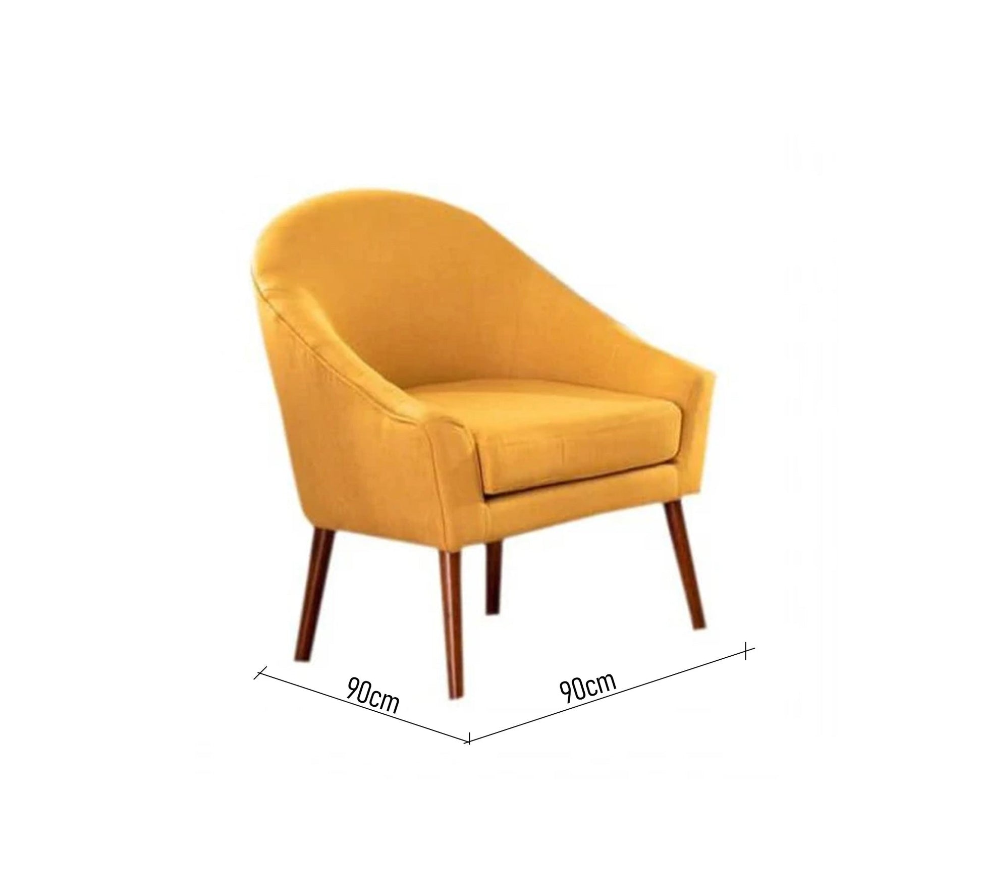 chair with curved armrests - Vitrine Furniture - Chairs & Chaise lounge